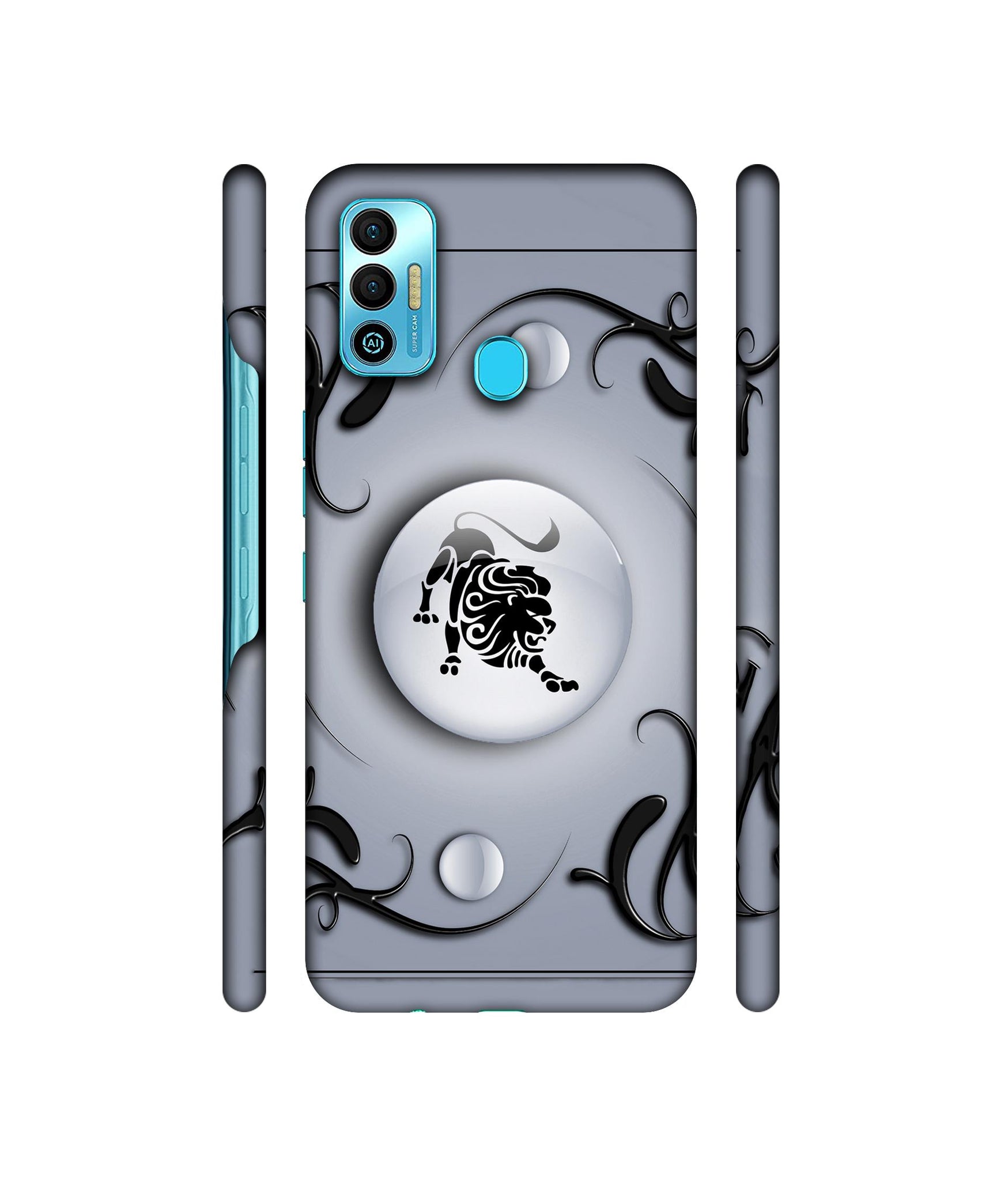 Leo Designer Hard Back Cover for Tecno Spark 7T