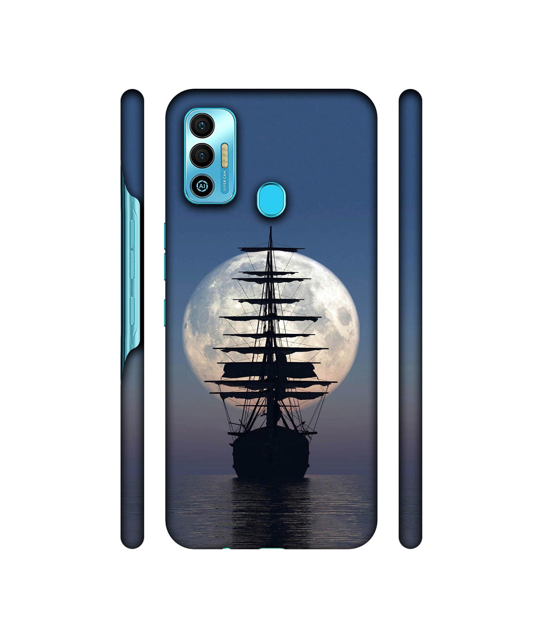 Sea Sunset Designer Hard Back Cover for Tecno Spark 7T