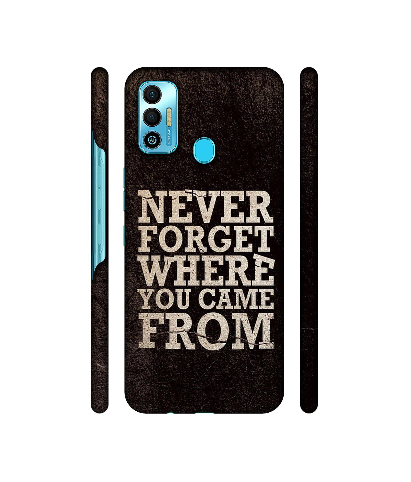 Thought Designer Hard Back Cover for Tecno Spark 7T
