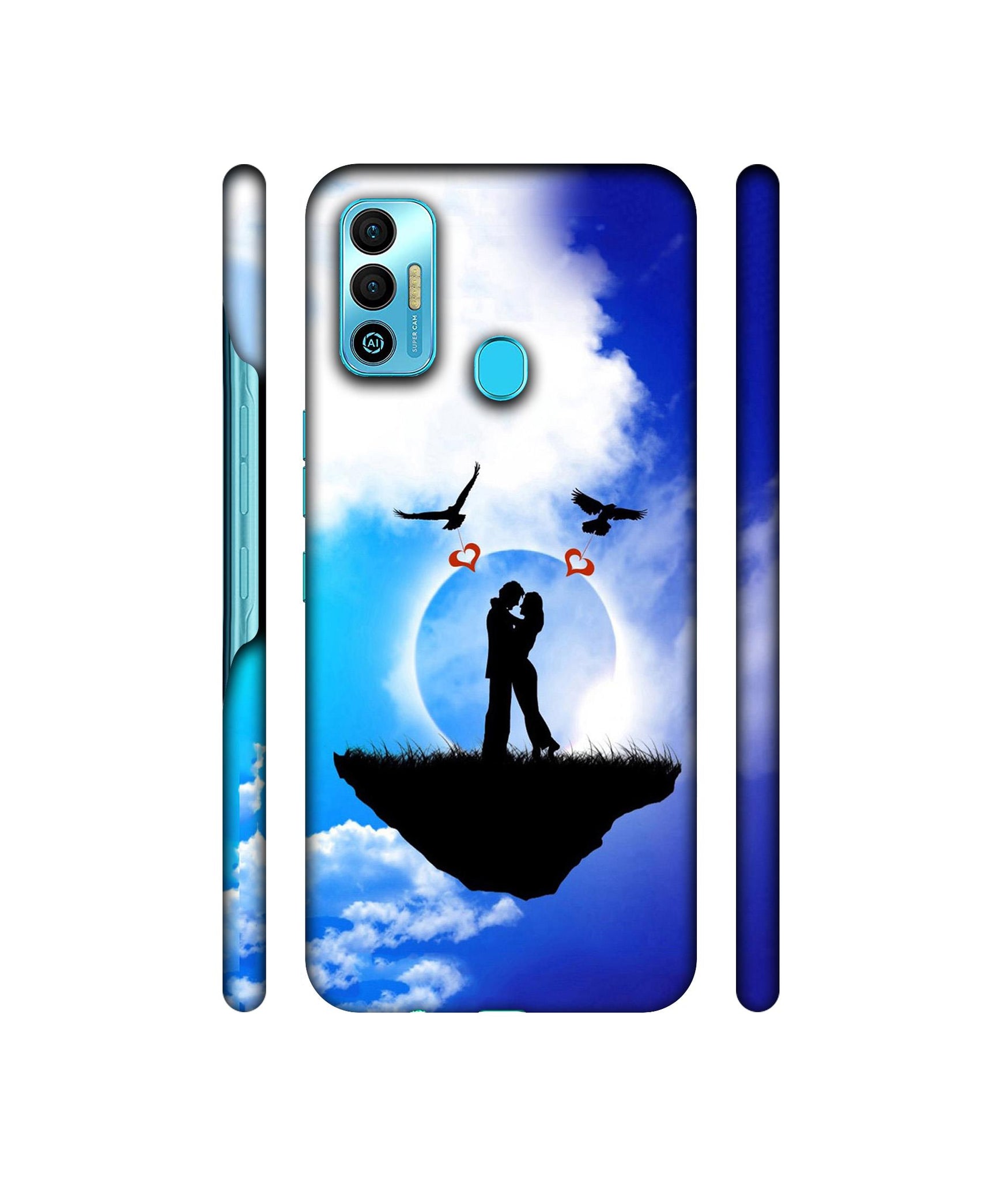 Flying Love Designer Hard Back Cover for Tecno Spark 7T