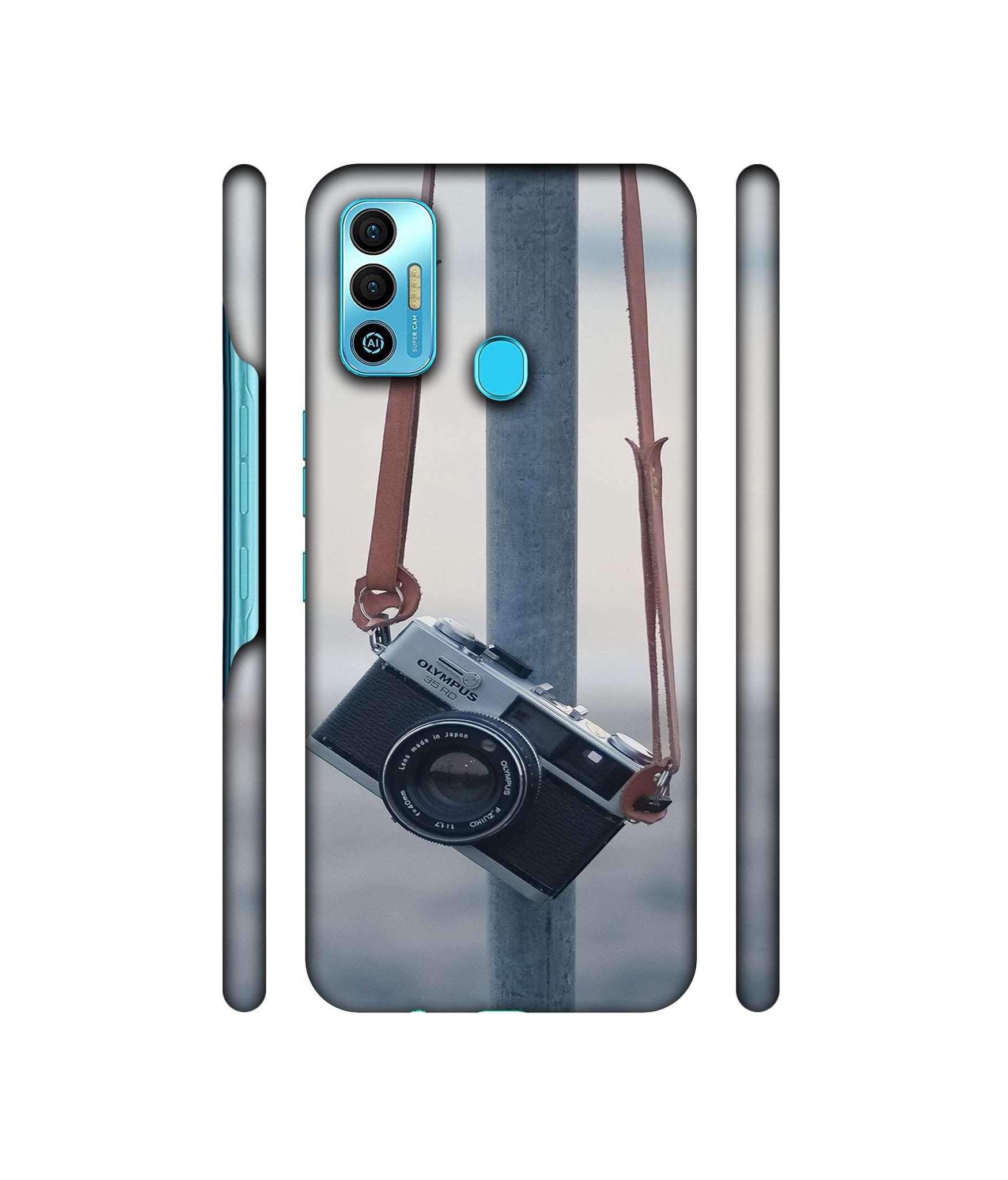 Camera Designer Hard Back Cover for Tecno Spark 7T