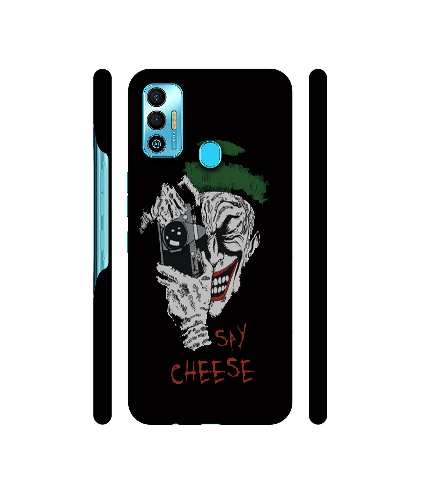 Joker Say Cheese Designer Hard Back Cover for Tecno Spark 7T