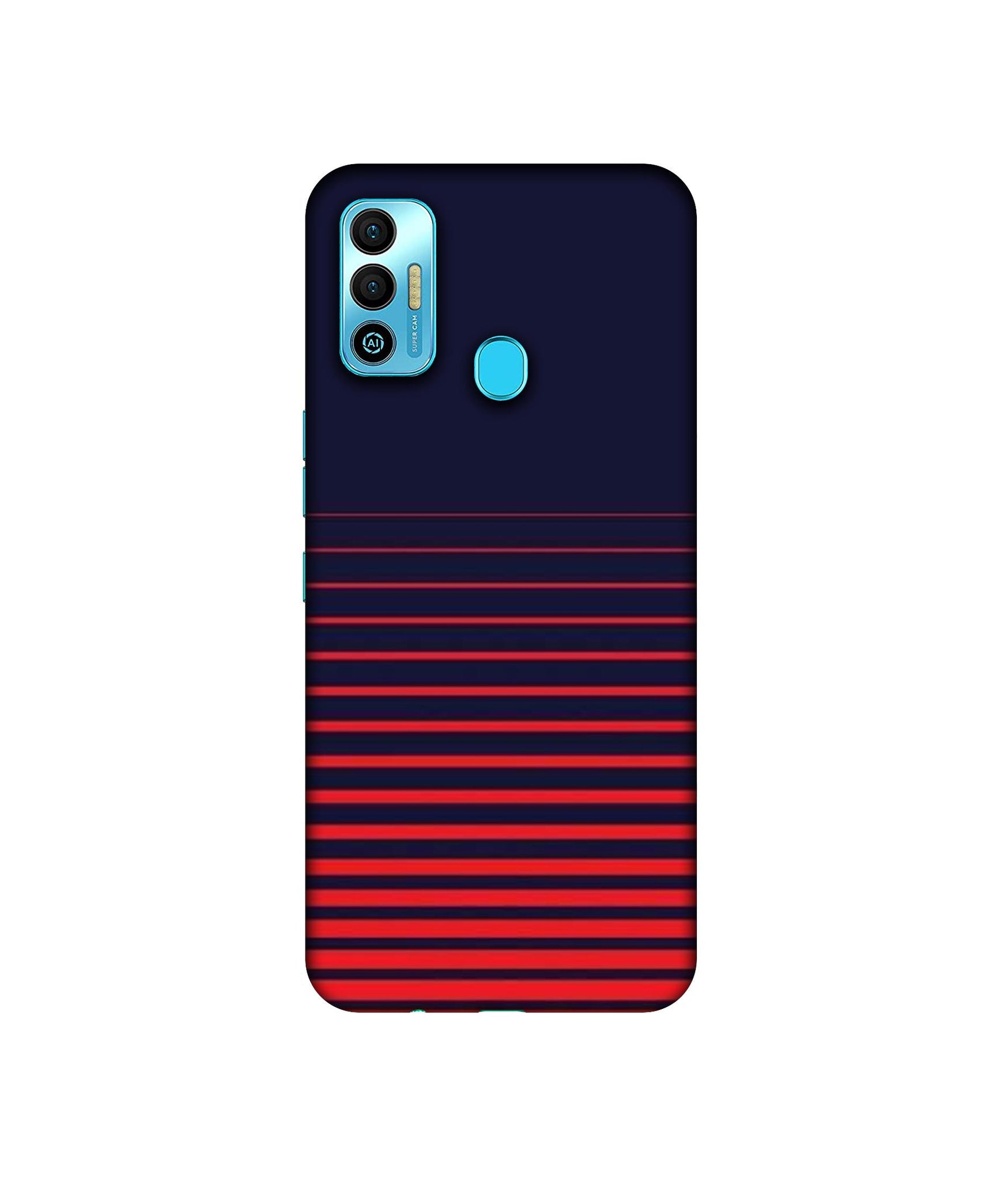 Redline Designer Hard Back Cover for Tecno Spark 7T
