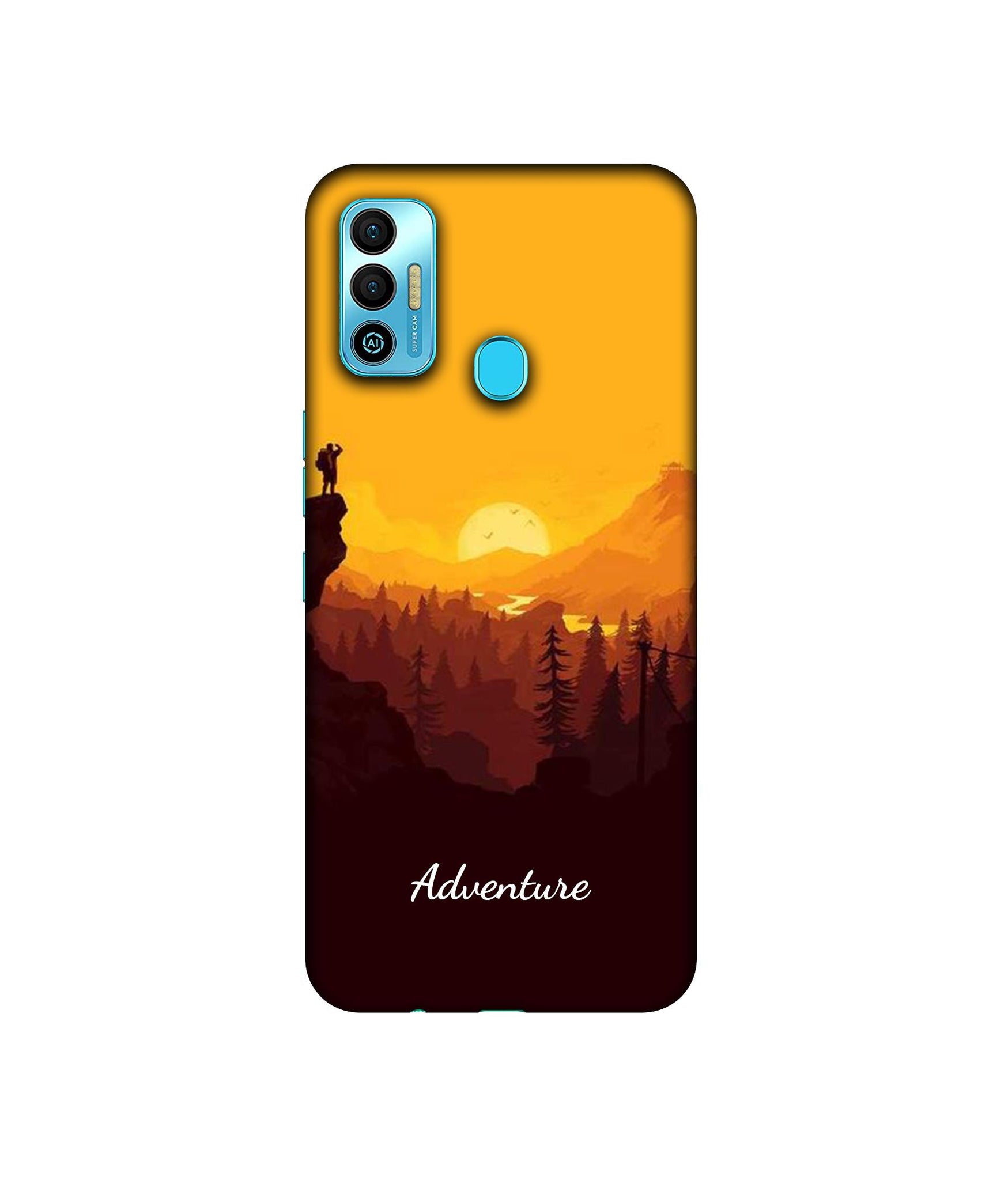 Adventure With Vactor Designer Hard Back Cover for Tecno Spark 7T