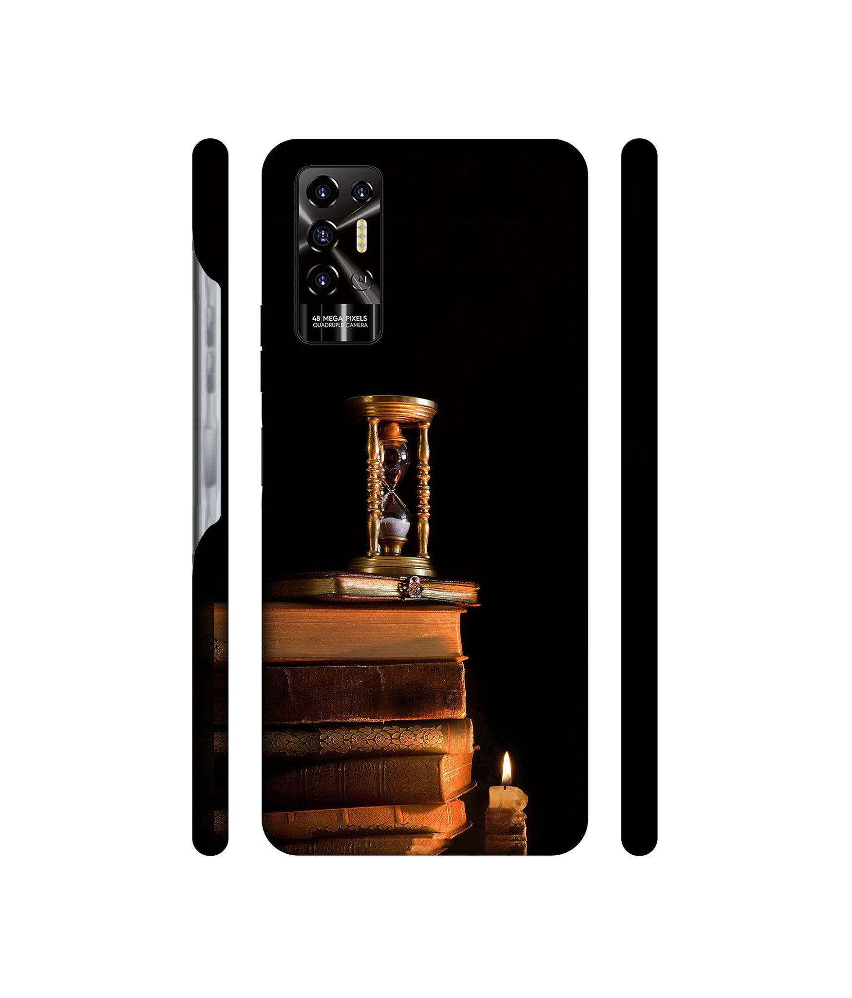 Magic Candles Books Designer Hard Back Cover for Tecno POVA 2