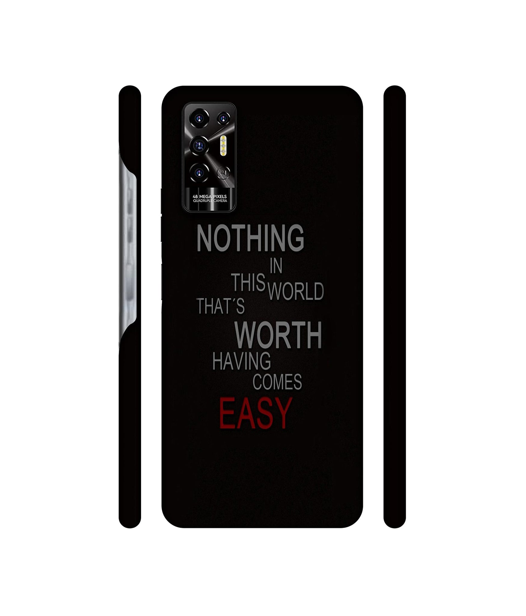 Life Quotes Designer Hard Back Cover for Tecno POVA 2