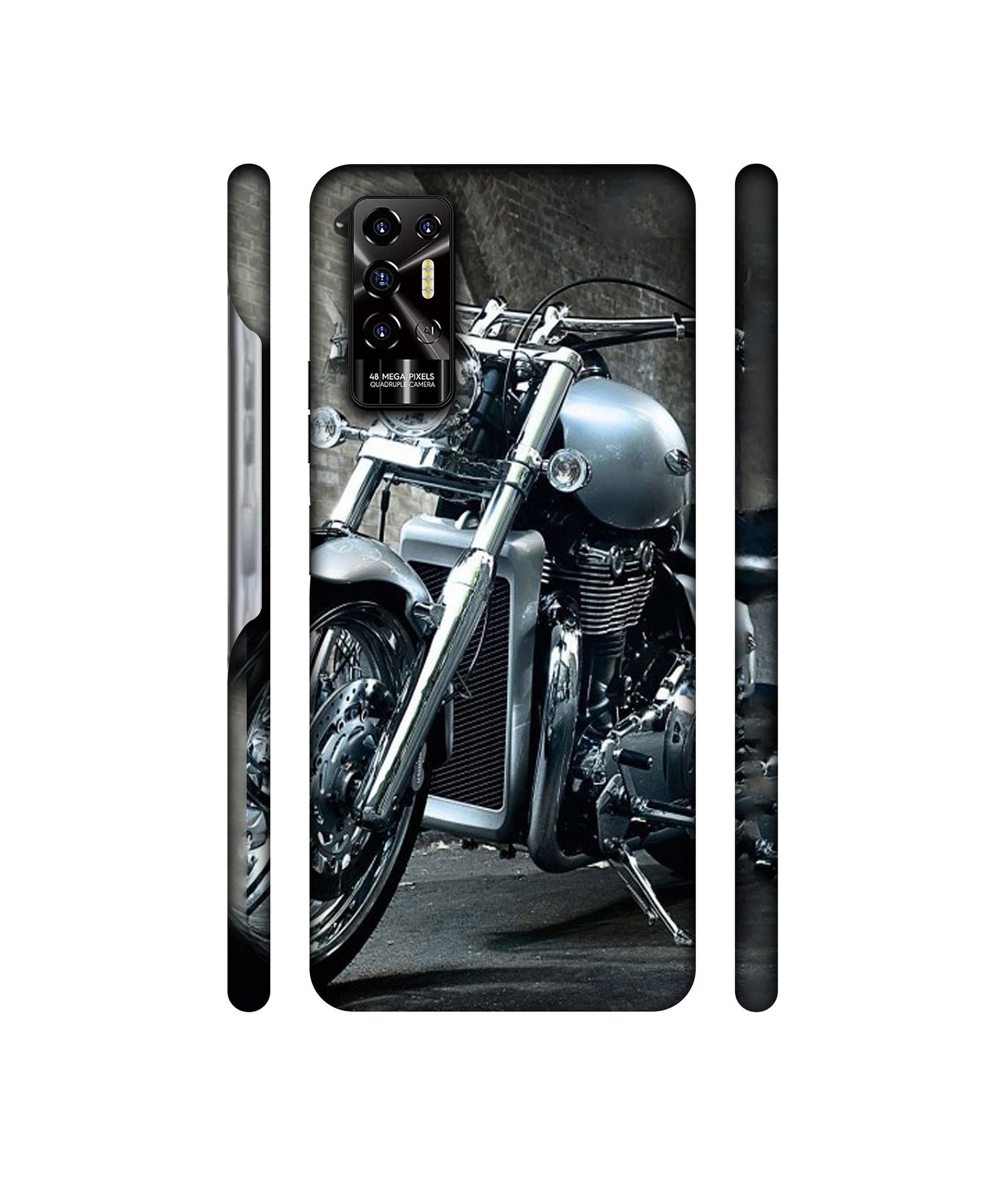 Motorcycle Designer Hard Back Cover for Tecno POVA 2