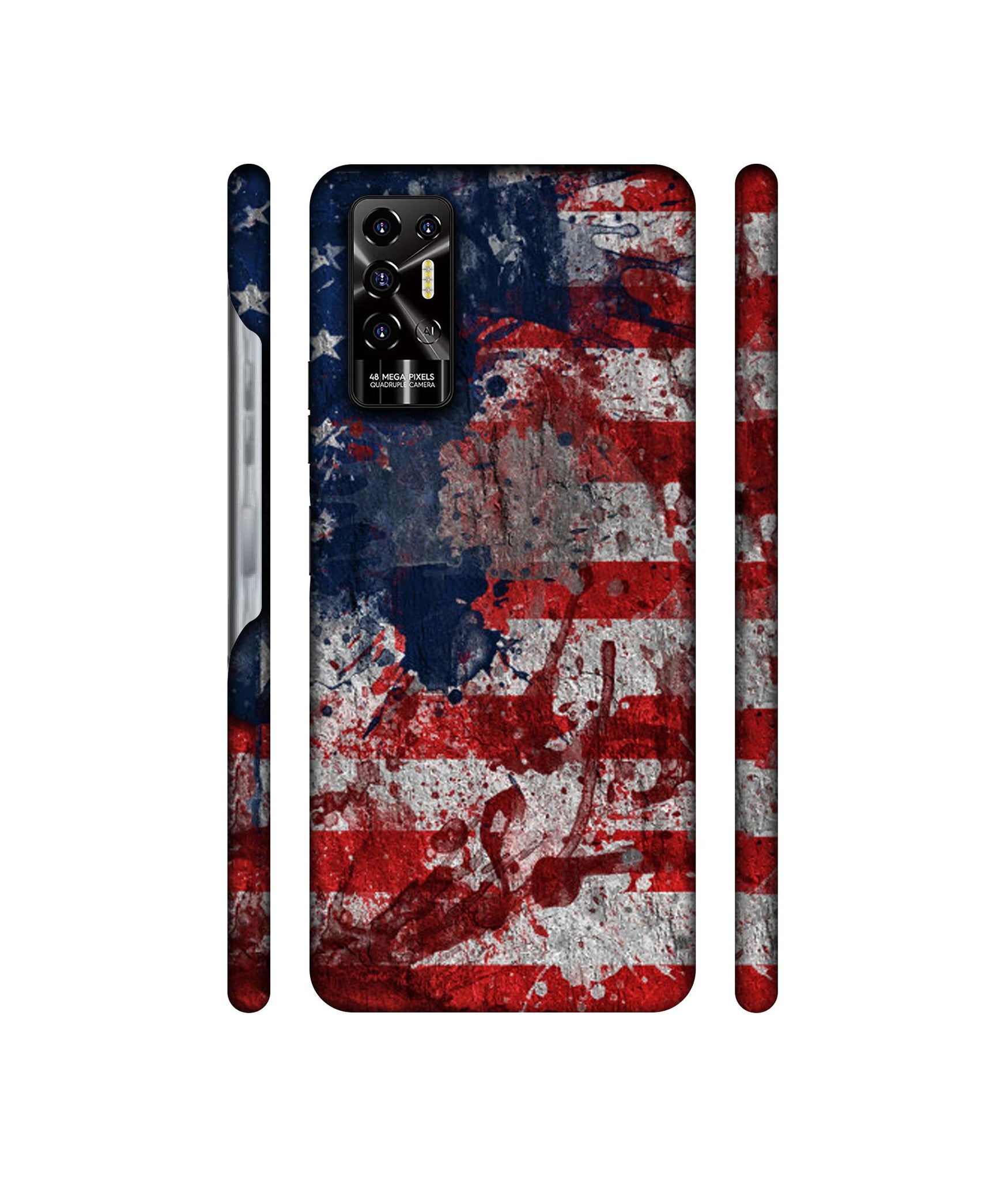 Painting American Designer Hard Back Cover for Tecno POVA 2