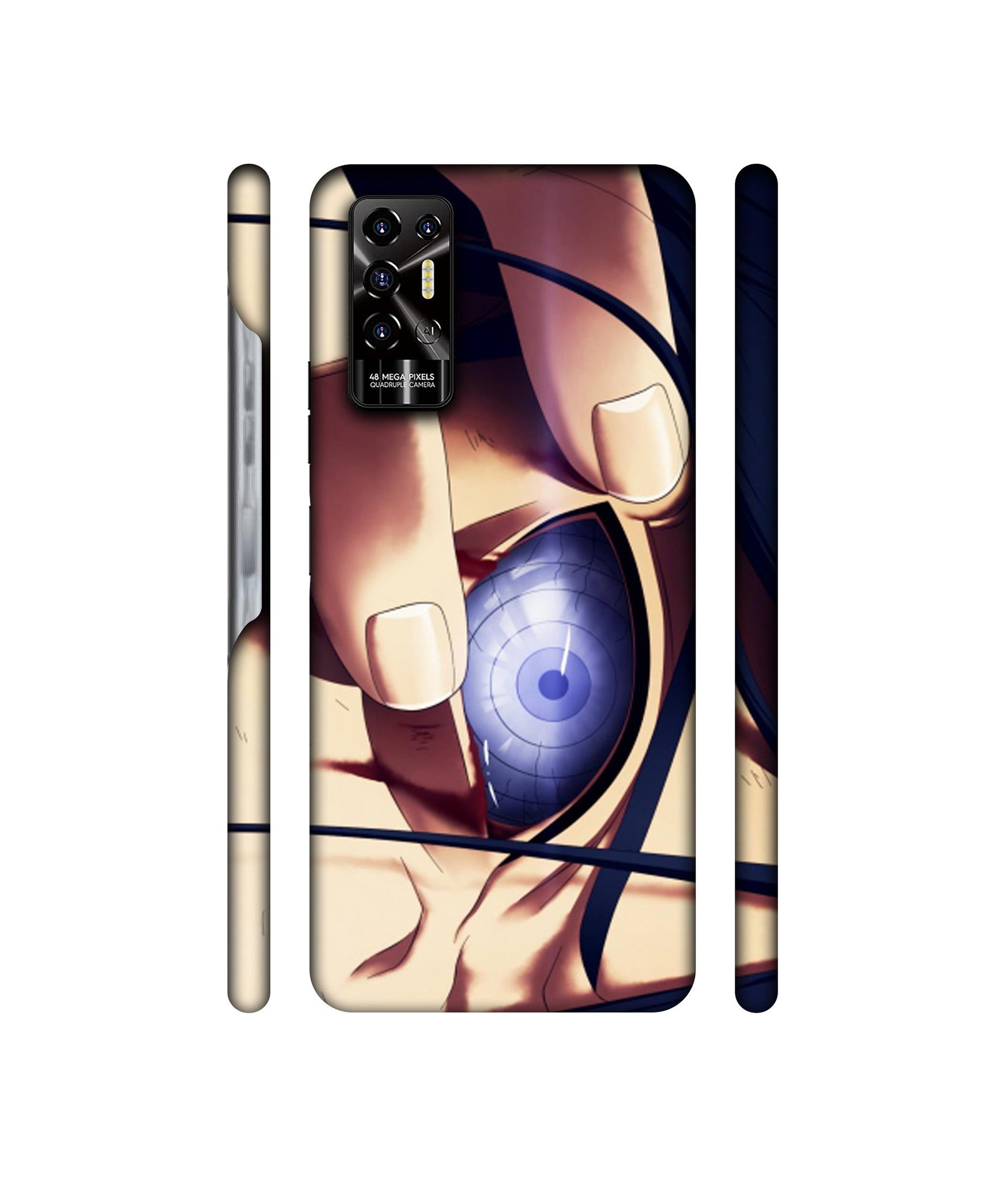 Anime Naruto Eye Designer Hard Back Cover for Tecno POVA 2