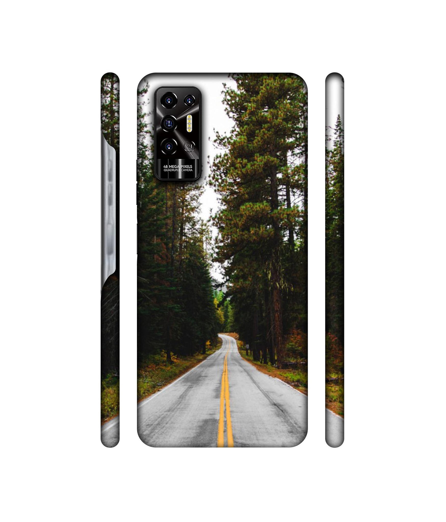 Road Photo Designer Hard Back Cover for Tecno POVA 2
