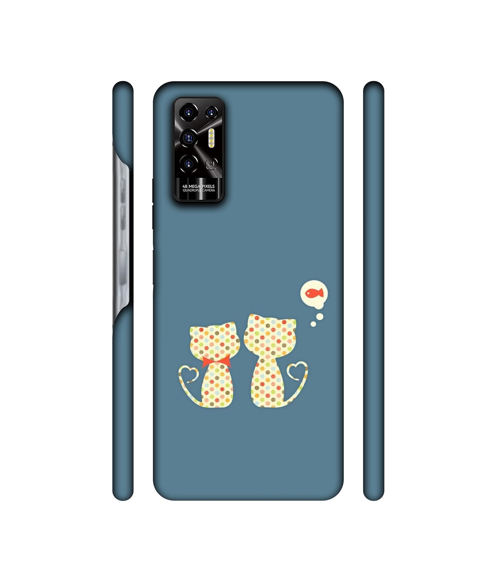 Fish On Mind Print Designer Hard Back Cover for Tecno POVA 2