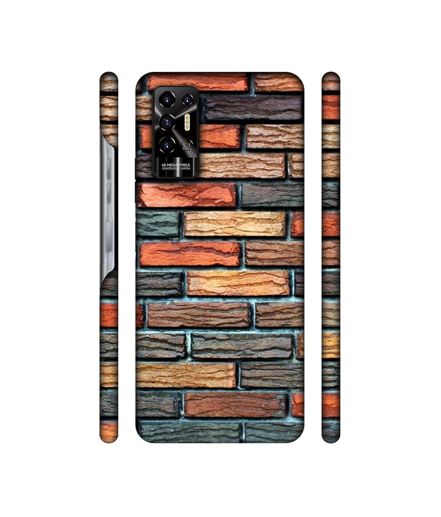Brick Wall Designer Hard Back Cover for Tecno POVA 2