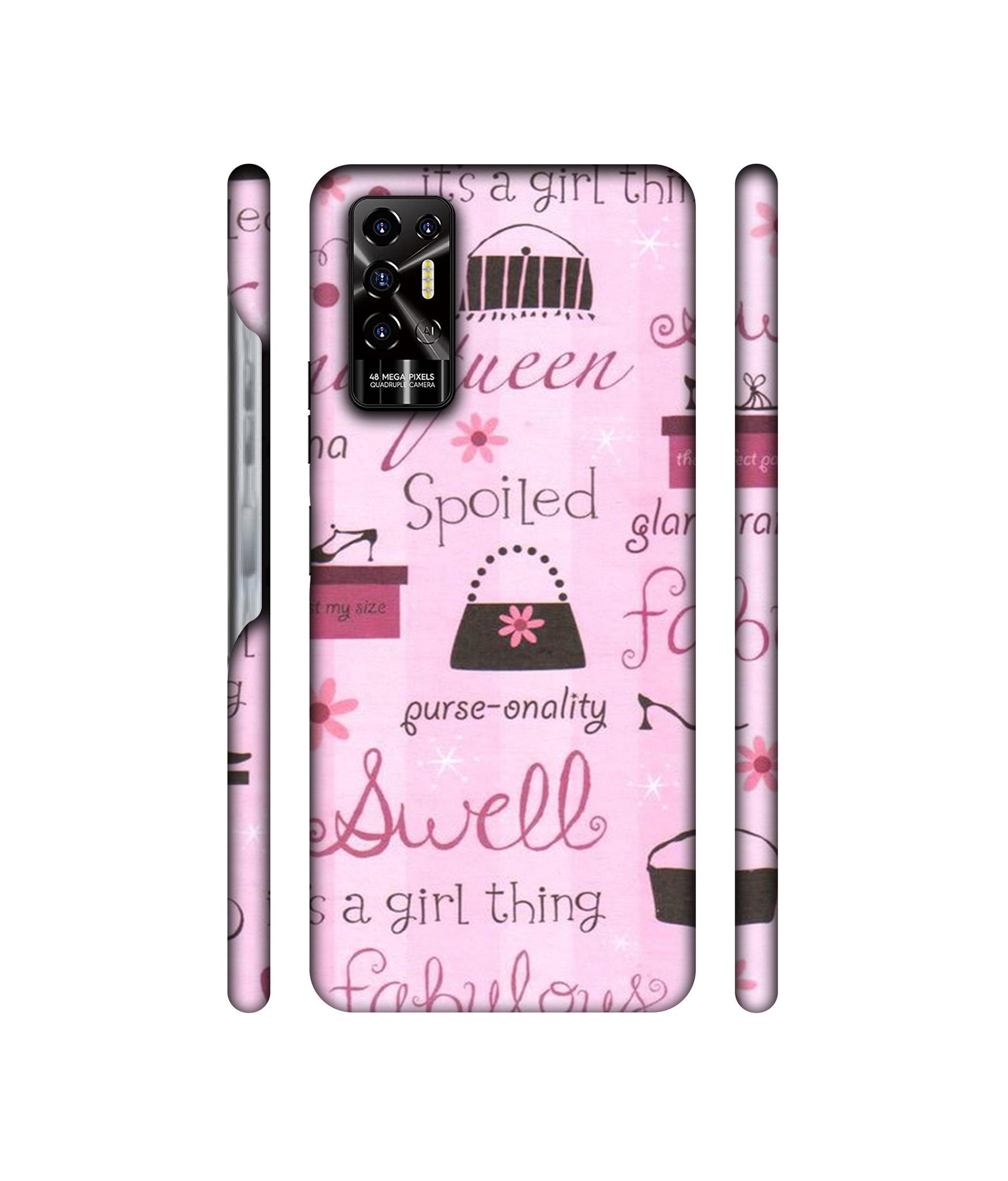Its A Girl Thing Designer Hard Back Cover for Tecno POVA 2