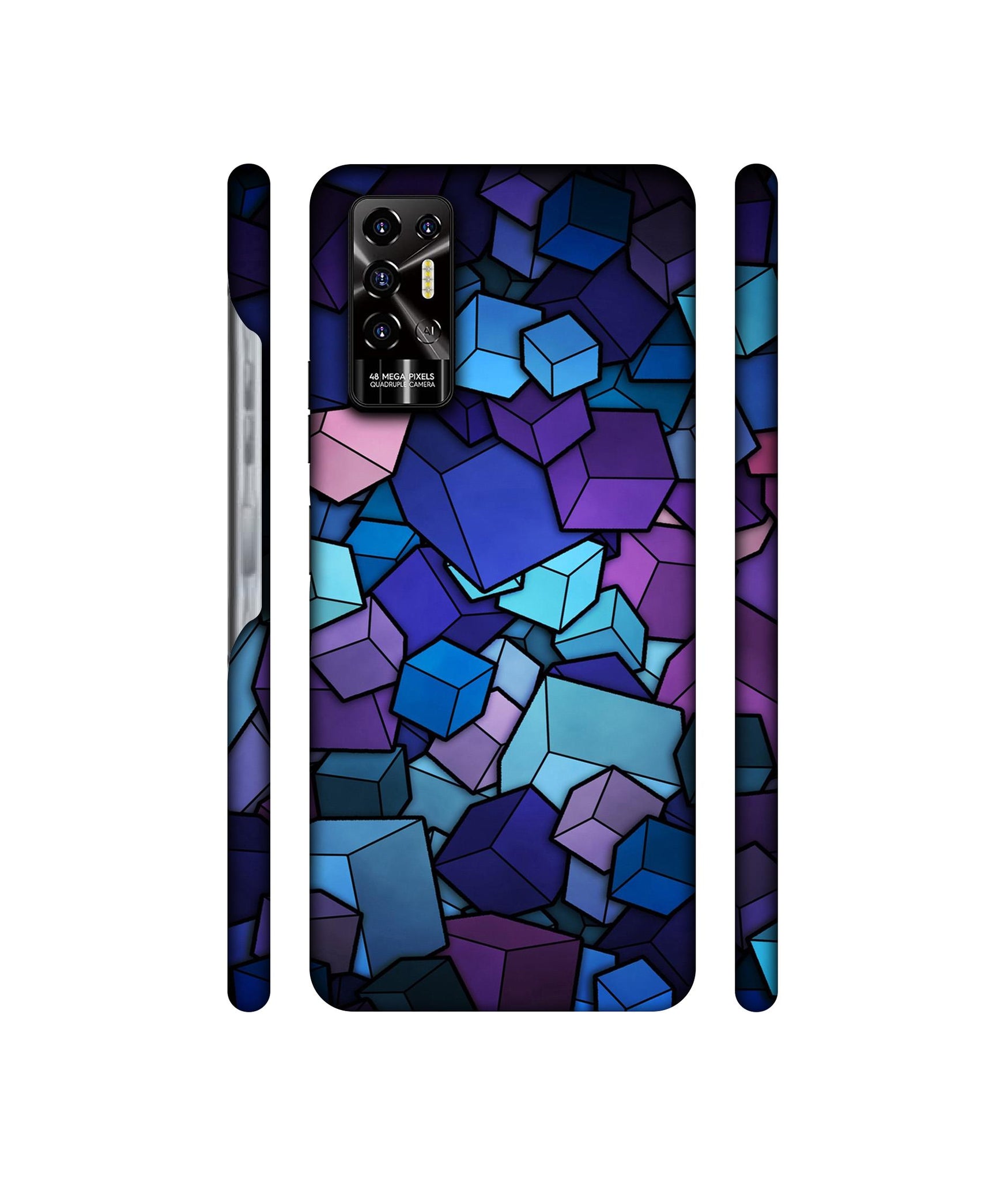 Color Box Designer Hard Back Cover for Tecno POVA 2