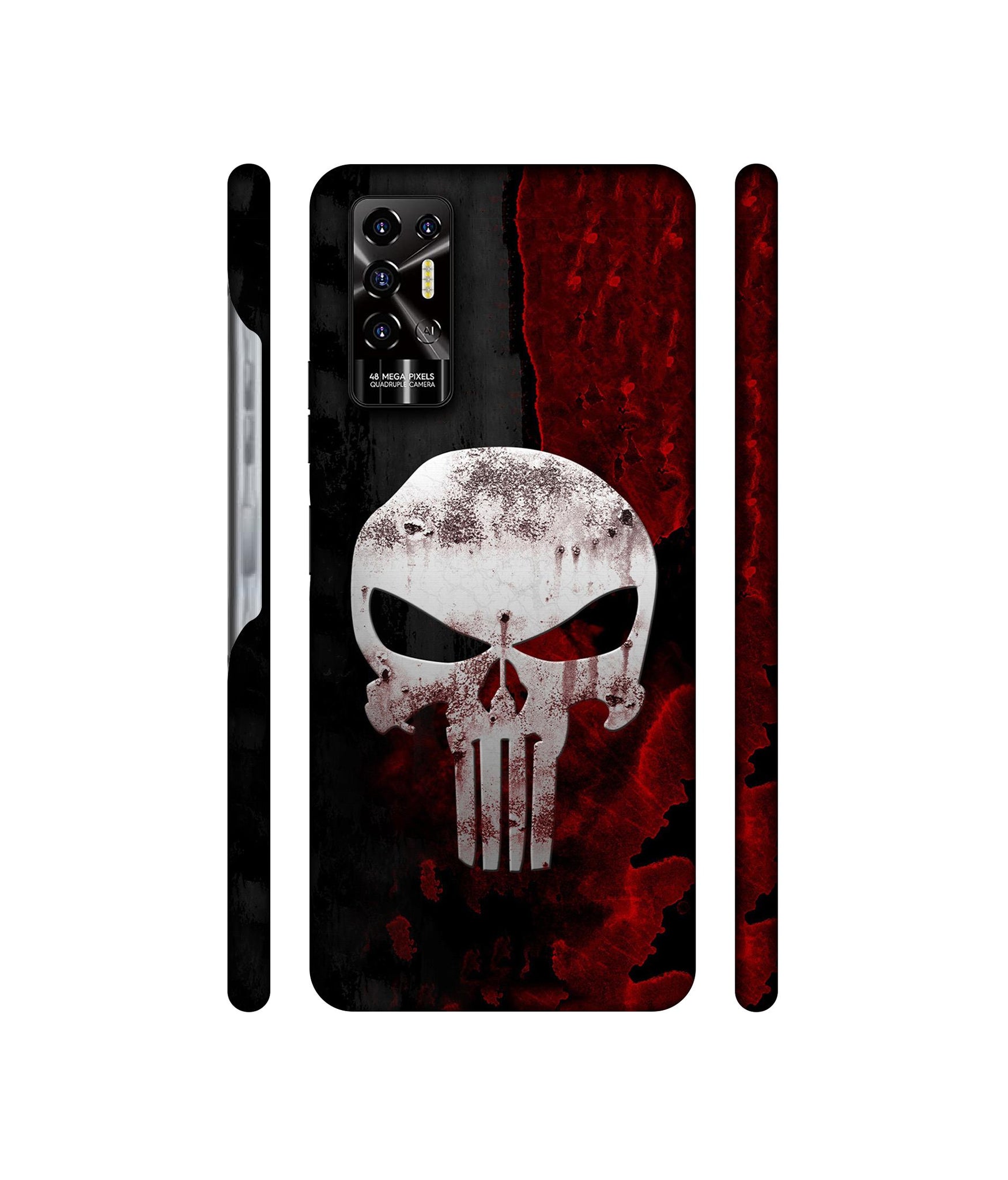 Punisher Skull Designer Hard Back Cover for Tecno POVA 2