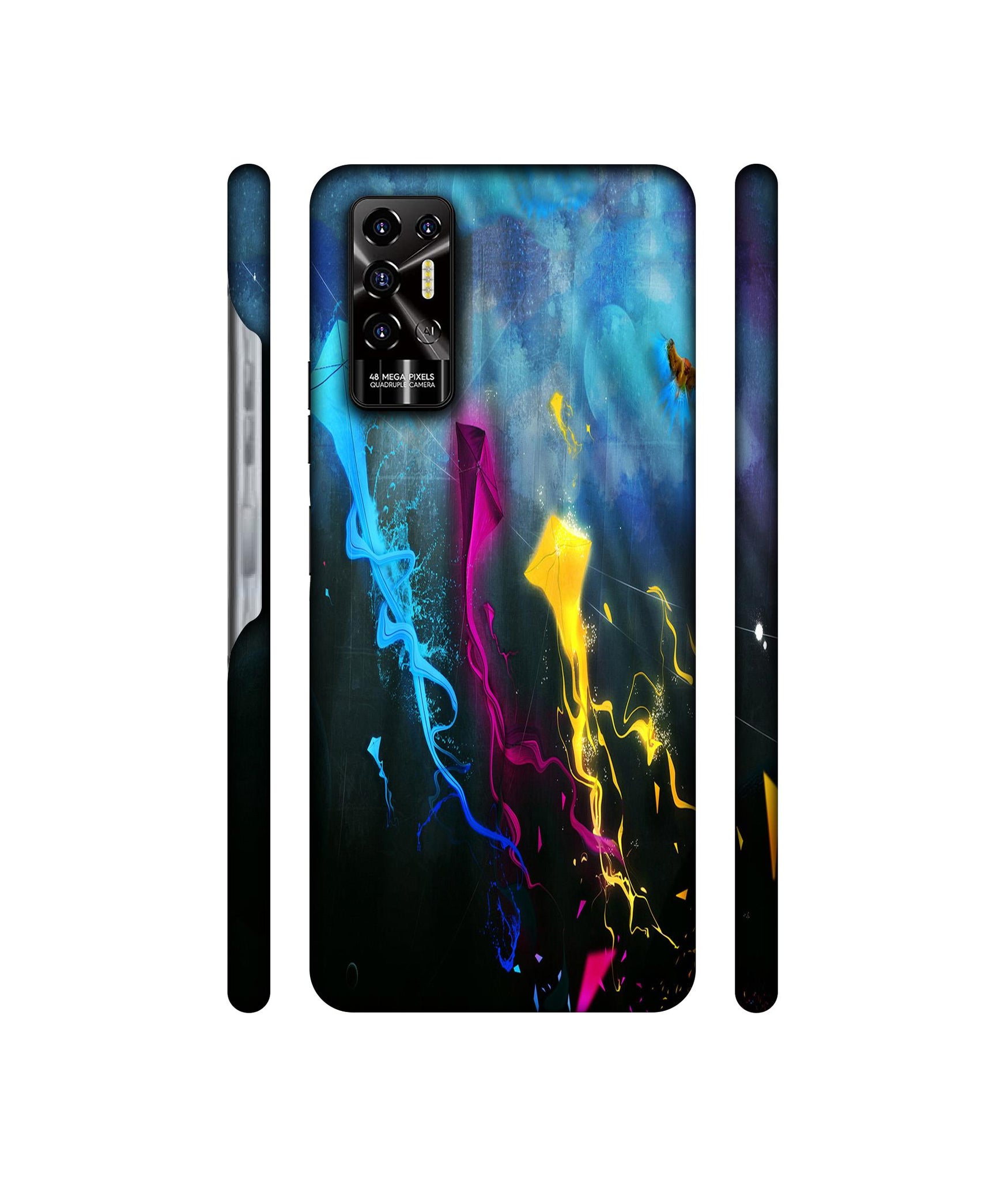 Kites Designer Hard Back Cover for Tecno POVA 2