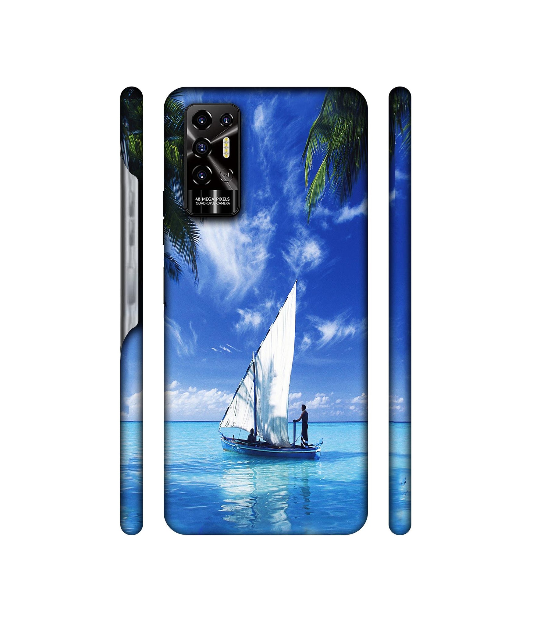 Indian Ocean Designer Hard Back Cover for Tecno POVA 2