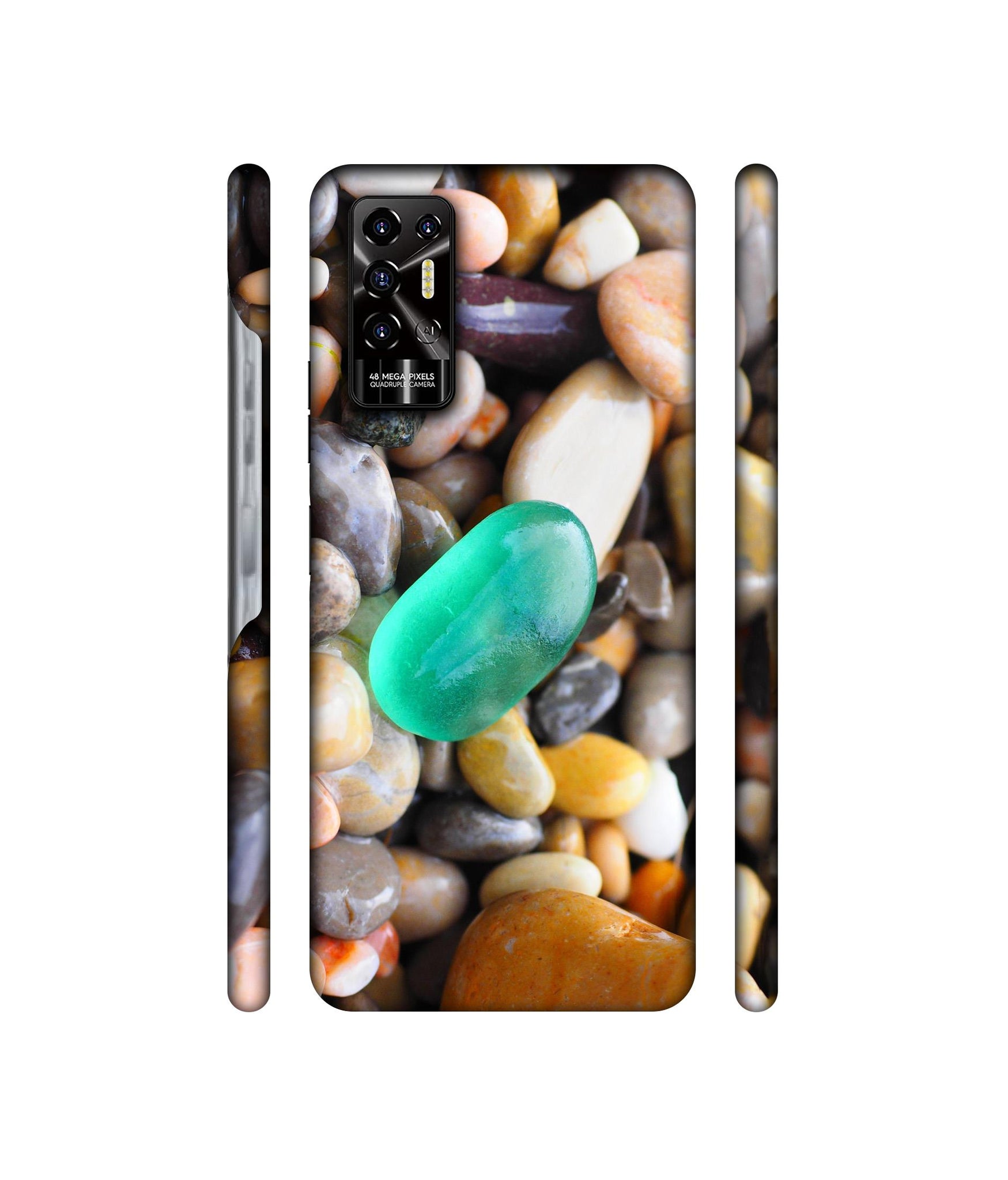 Sea Stones Designer Hard Back Cover for Tecno POVA 2