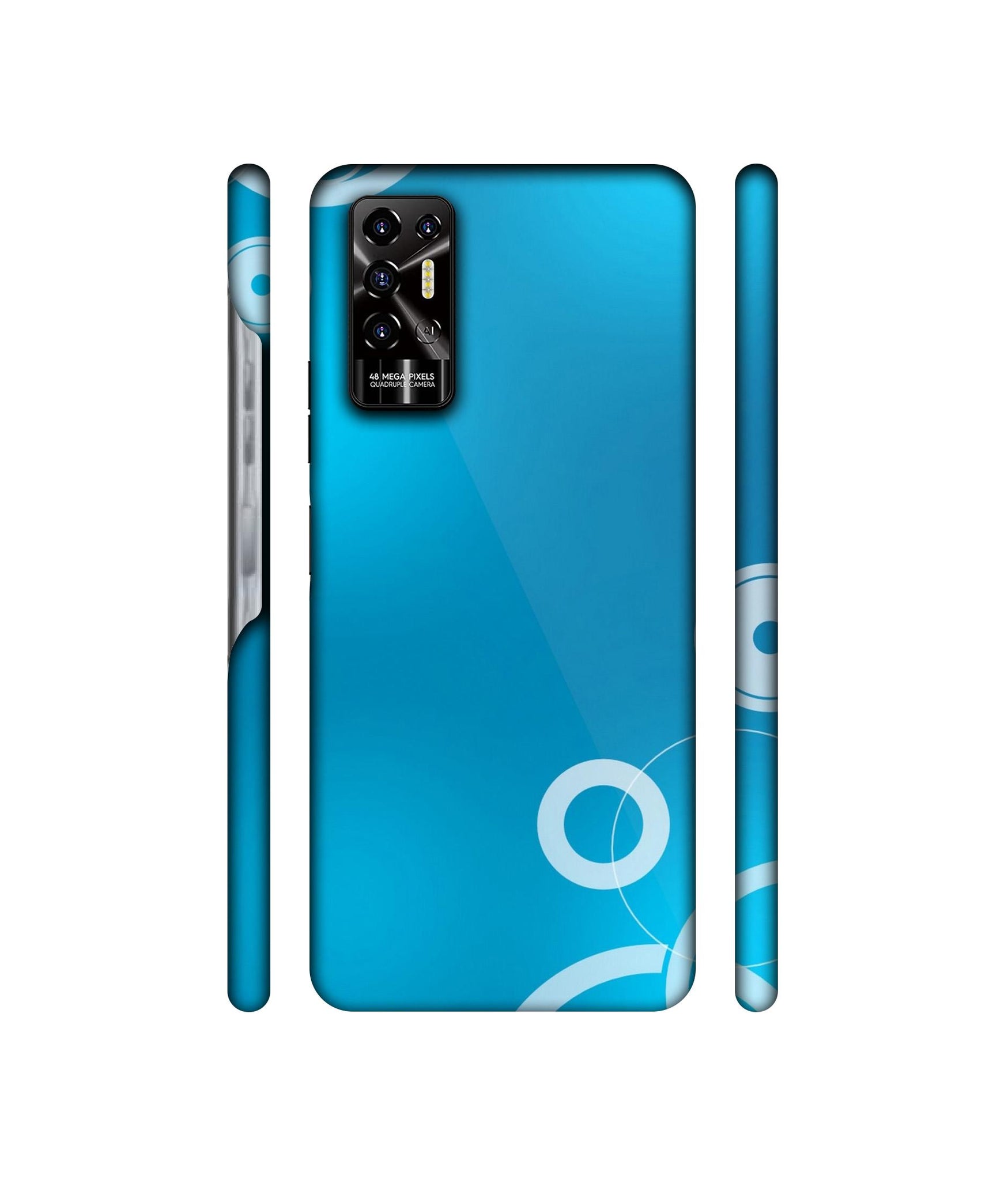 Circle Background Designer Hard Back Cover for Tecno POVA 2