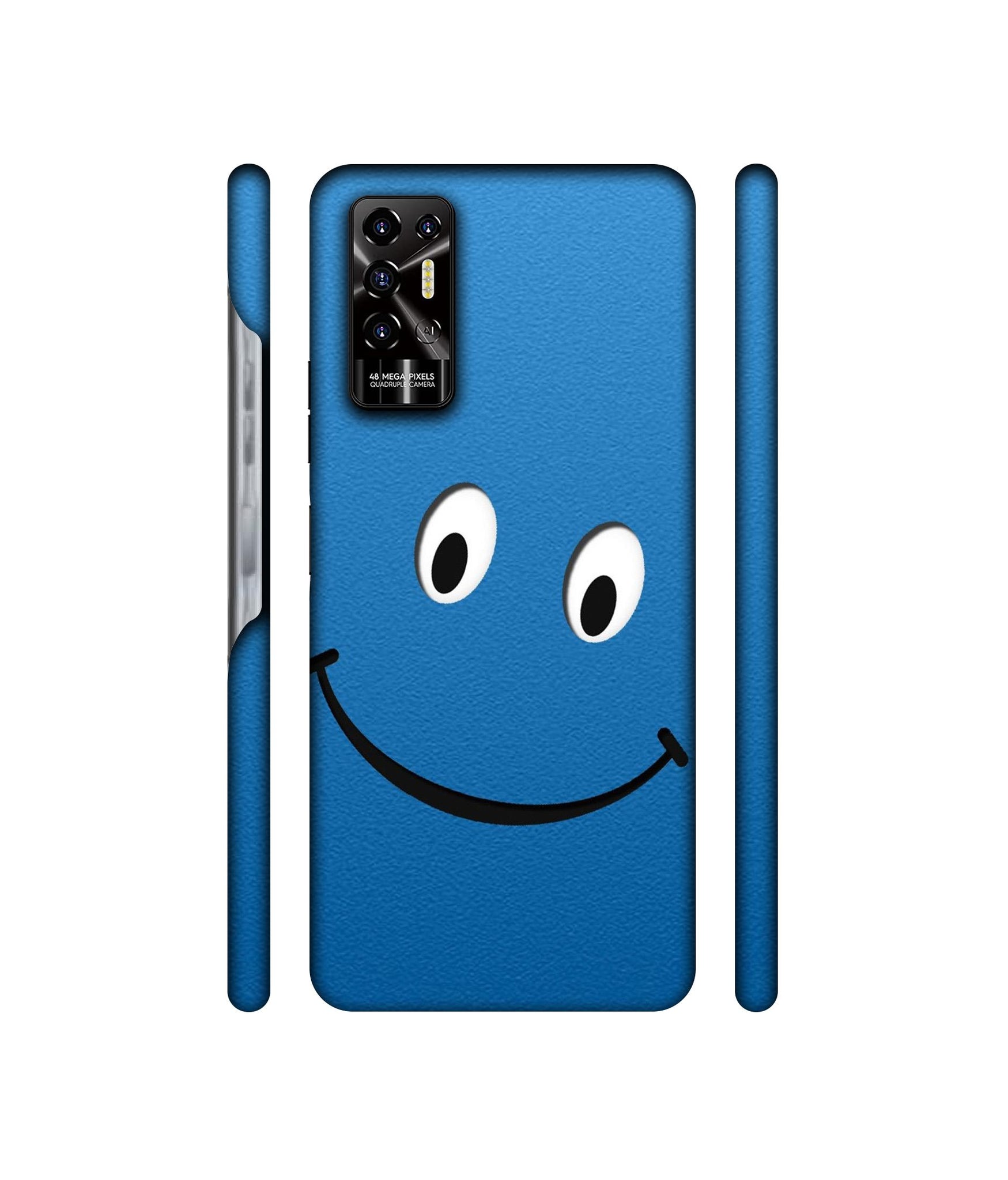 Smile Face1Designer Hard Back Cover for Tecno POVA 2