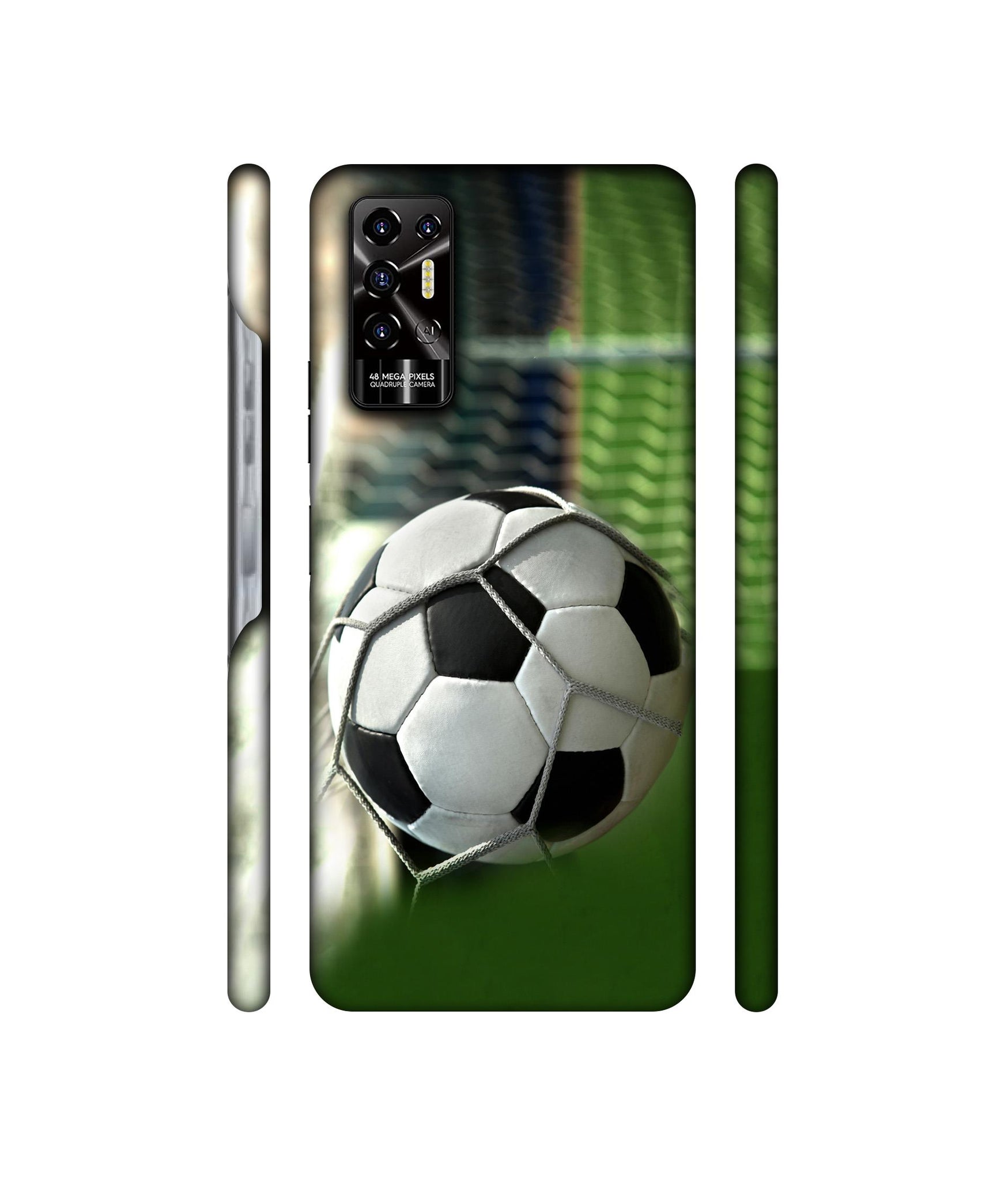 Football Designer Hard Back Cover for Tecno POVA 2