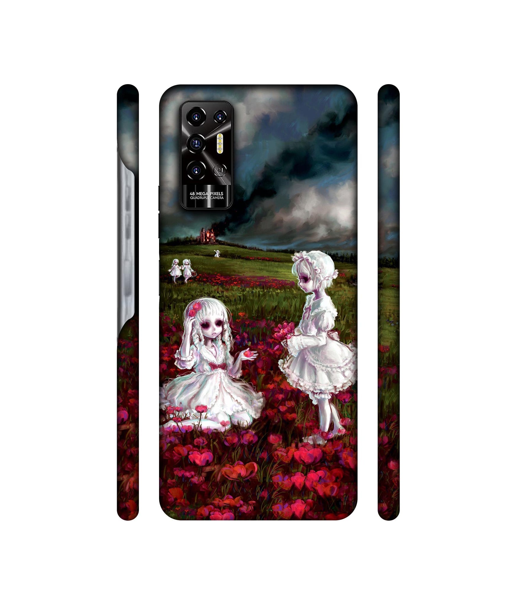 Vampires Girls Designer Hard Back Cover for Tecno POVA 2