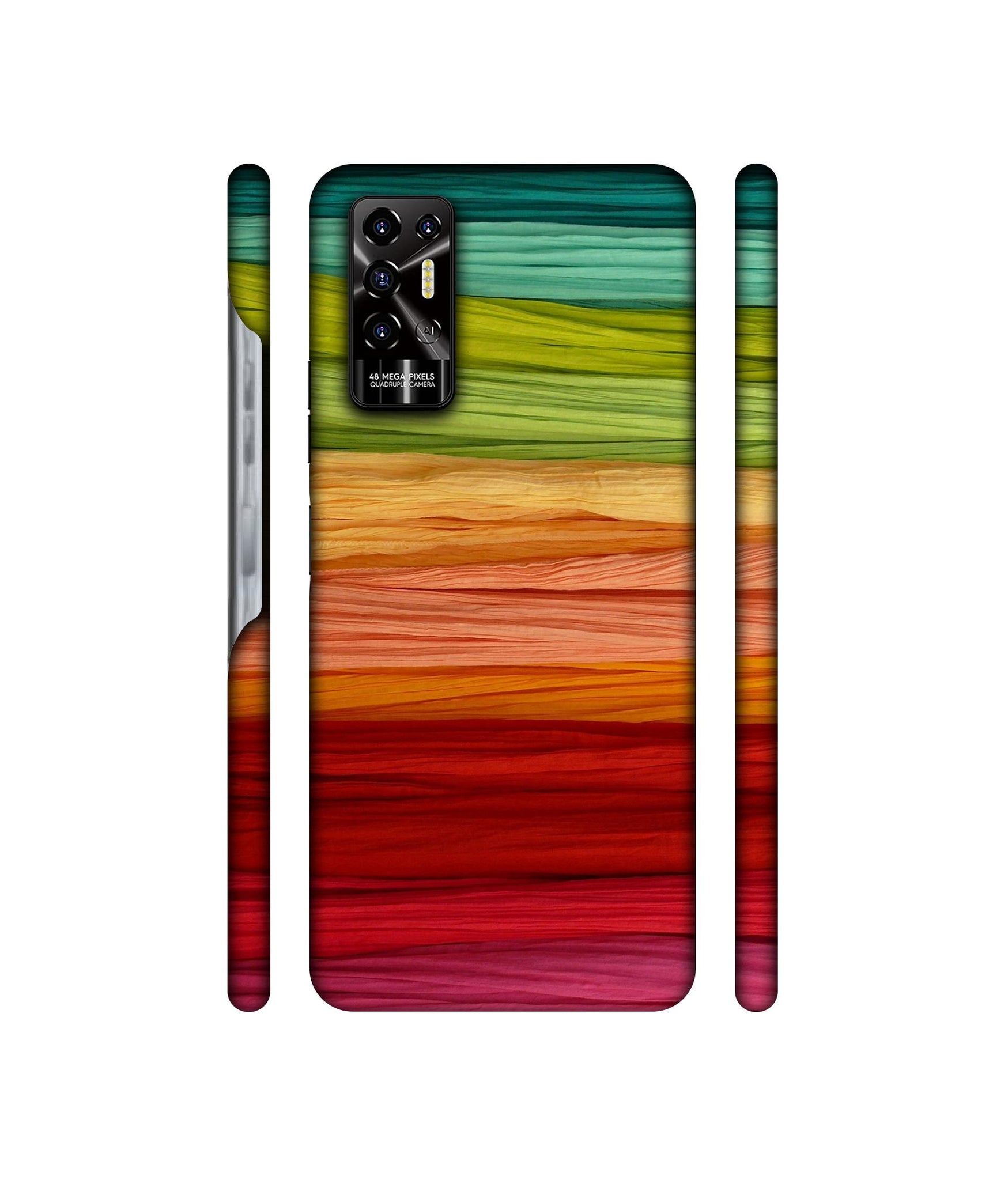Colorful Thread Designer Hard Back Cover for Tecno POVA 2