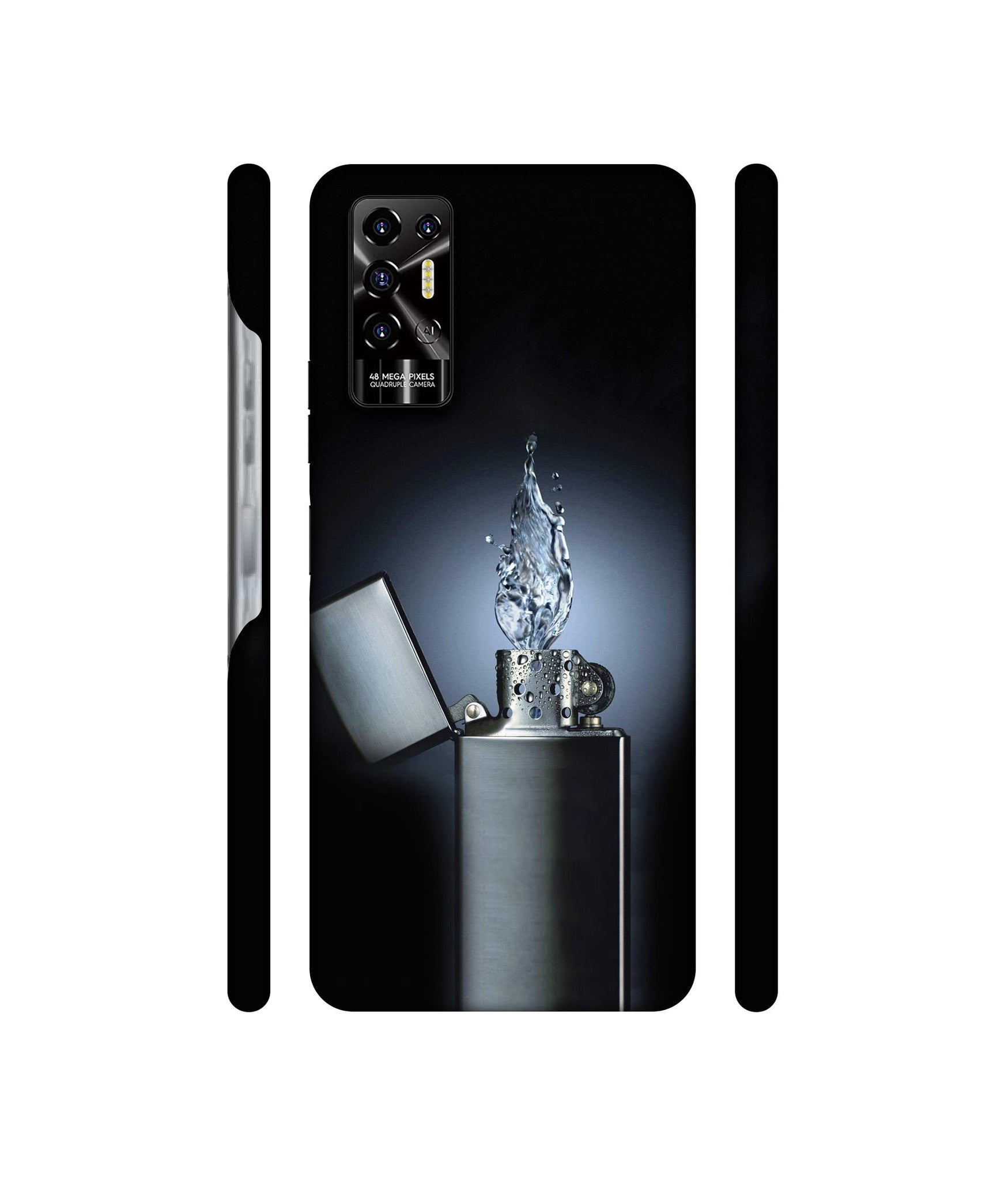 Water Lighter Designer Hard Back Cover for Tecno POVA 2