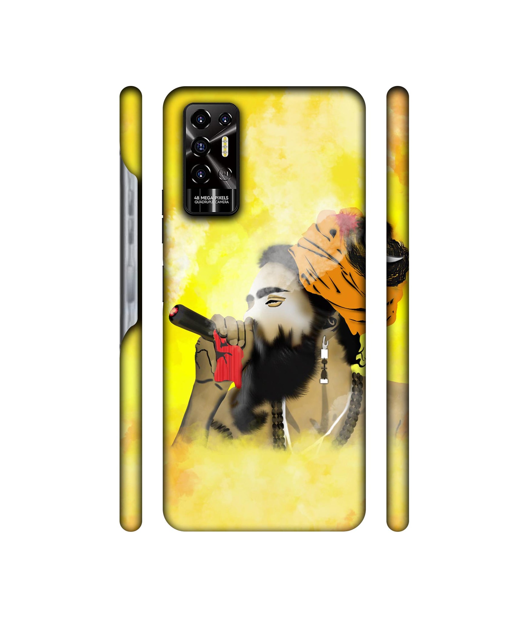 Aghori Bhole Designer Hard Back Cover for Tecno POVA 2