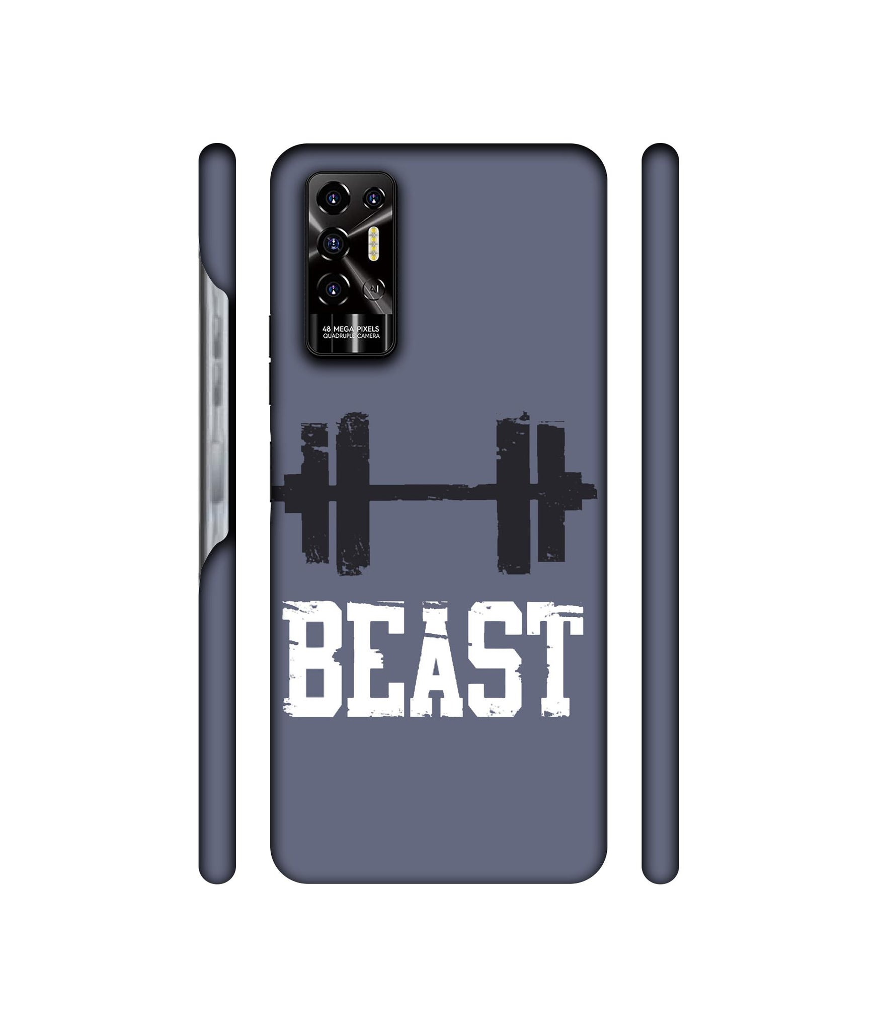 Beast Gym Designer Hard Back Cover for Tecno POVA 2