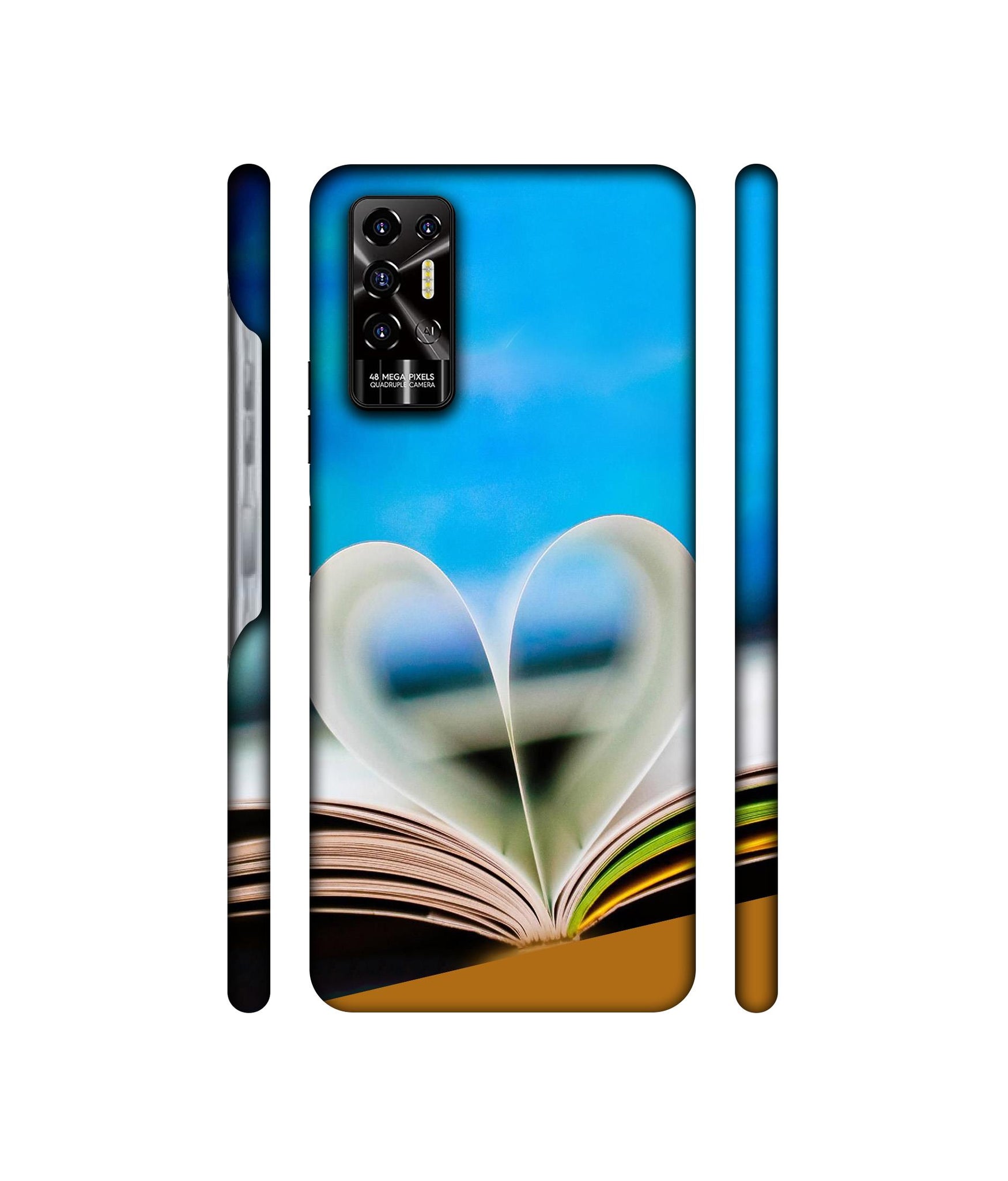 Love Book Designer Hard Back Cover for Tecno POVA 2