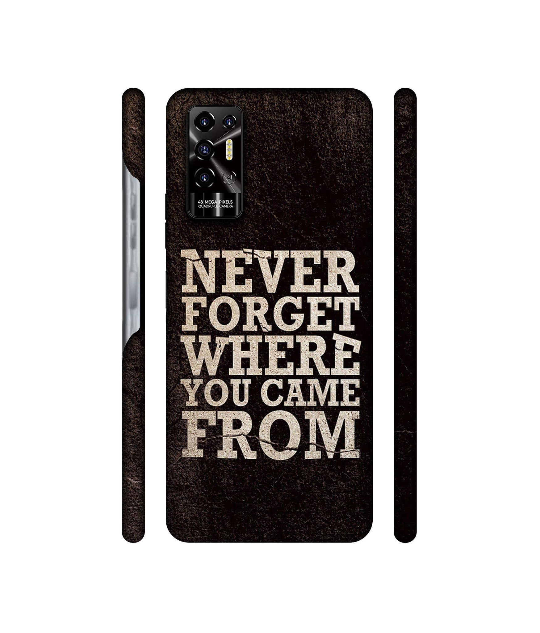 Thought Designer Hard Back Cover for Tecno POVA 2