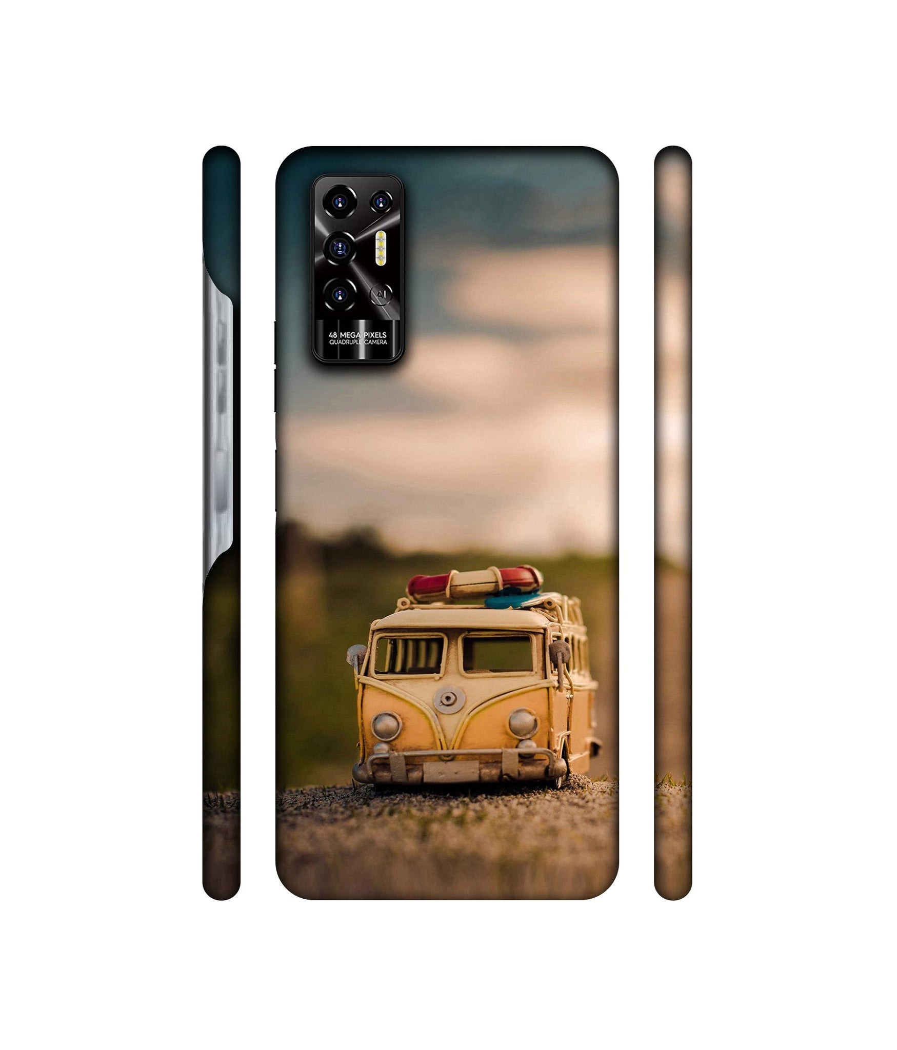 Toy Car Designer Hard Back Cover for Tecno POVA 2