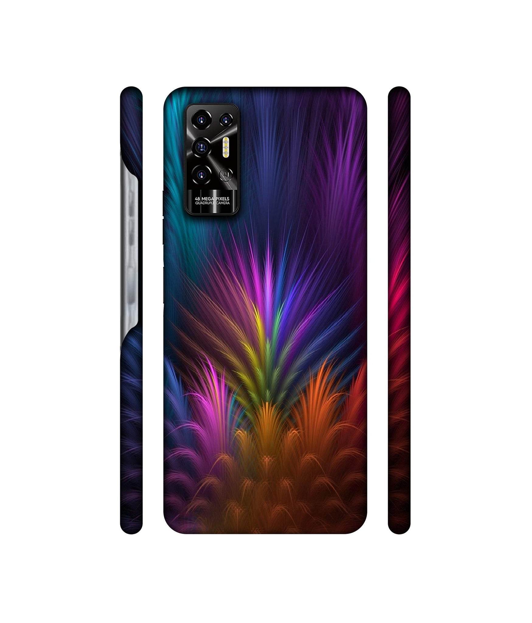 Multicoloured Designer Hard Back Cover for Tecno POVA 2