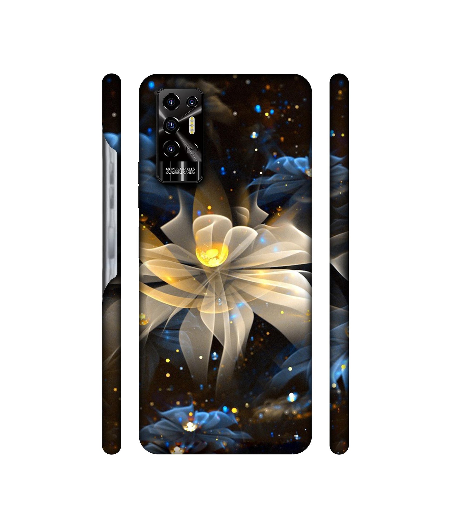 Art Flower Designer Hard Back Cover for Tecno POVA 2