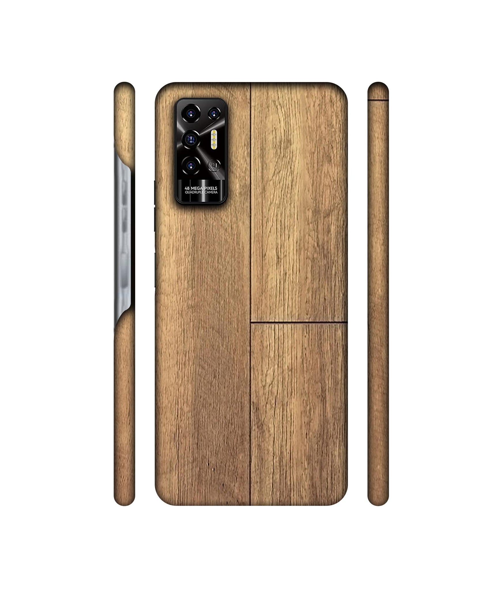 Wood Stretcher Designer Hard Back Cover for Tecno POVA 2