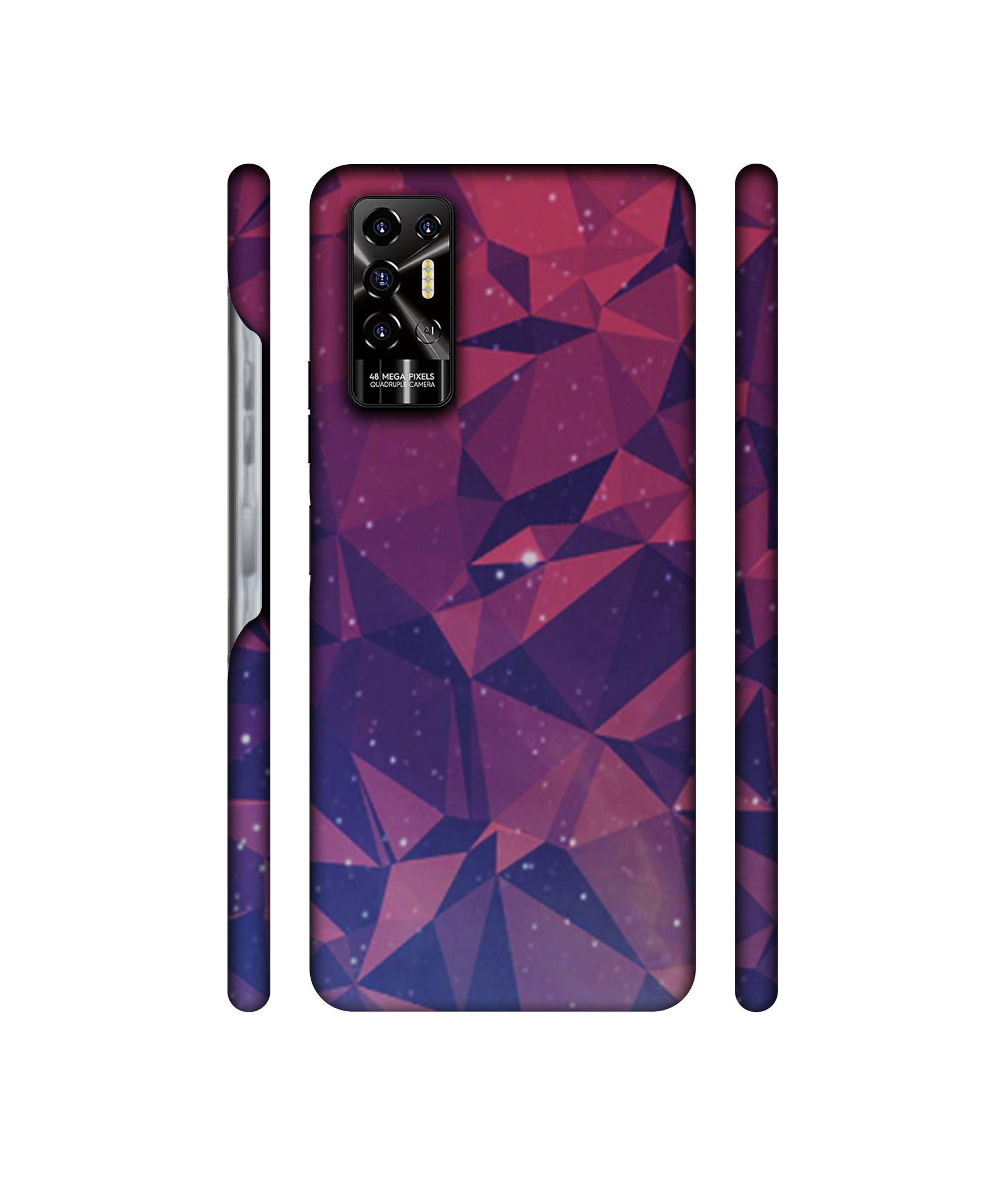 Bad Color Shape Designer Hard Back Cover for Tecno POVA 2