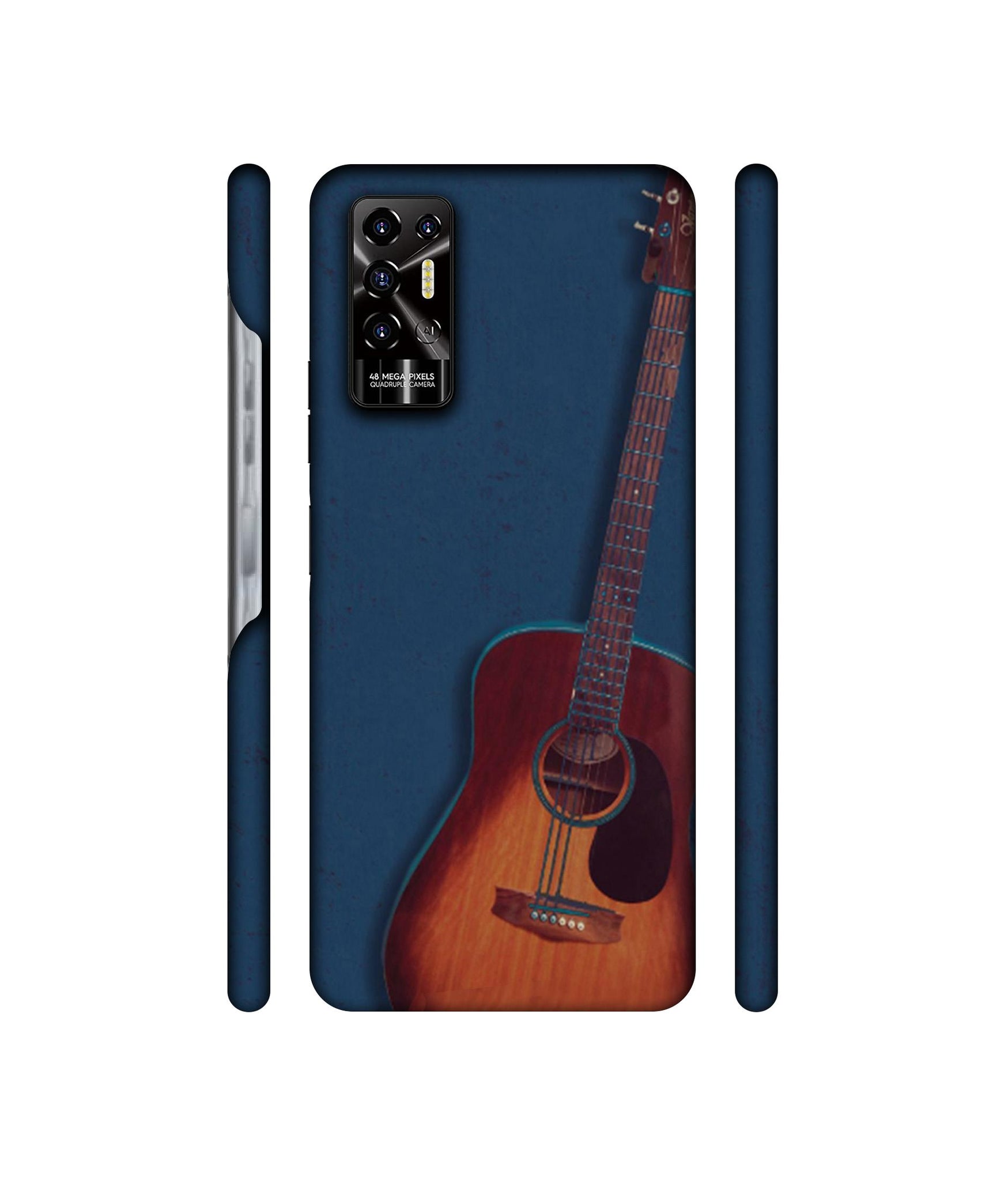 Guitar Designer Hard Back Cover for Tecno POVA 2