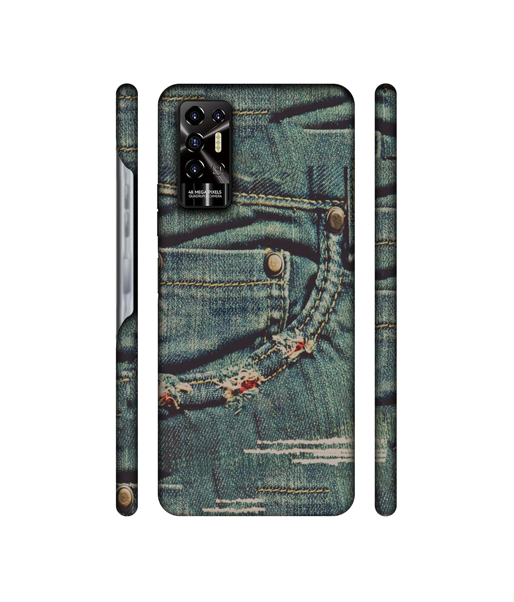 Jeans Designer Hard Back Cover for Tecno POVA 2