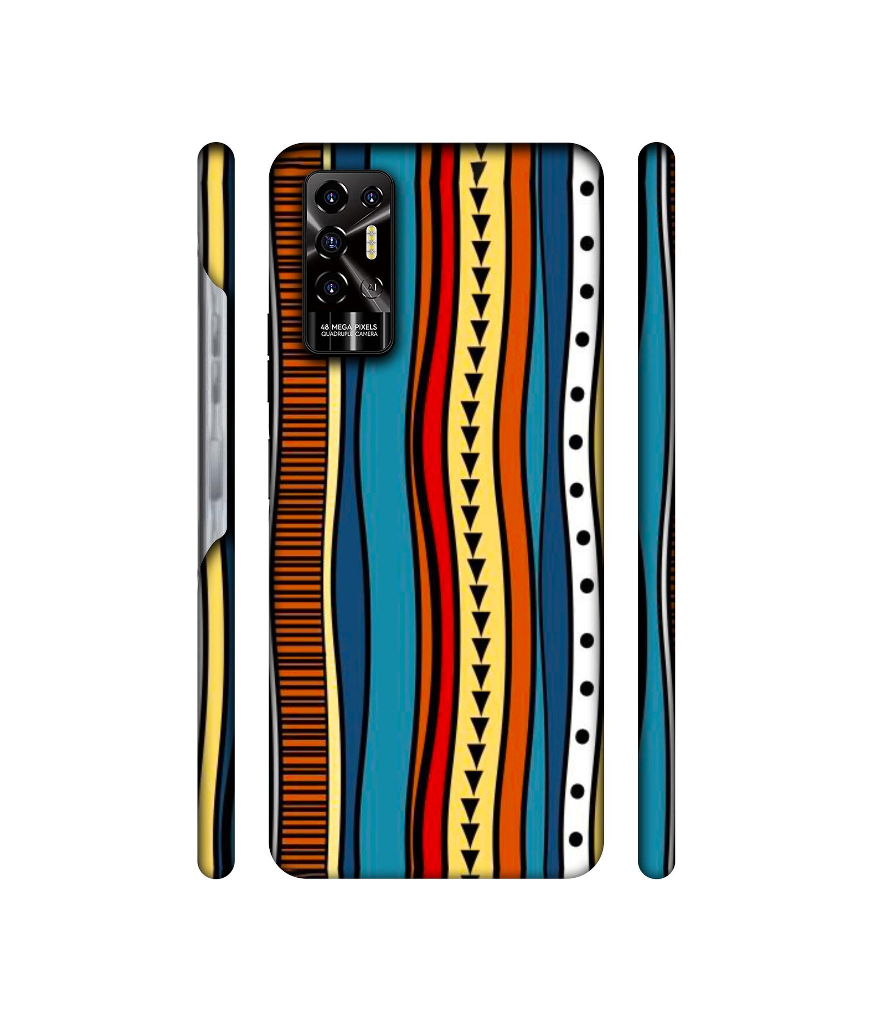 Rangoli Folk Art Designer Hard Back Cover for Tecno POVA 2
