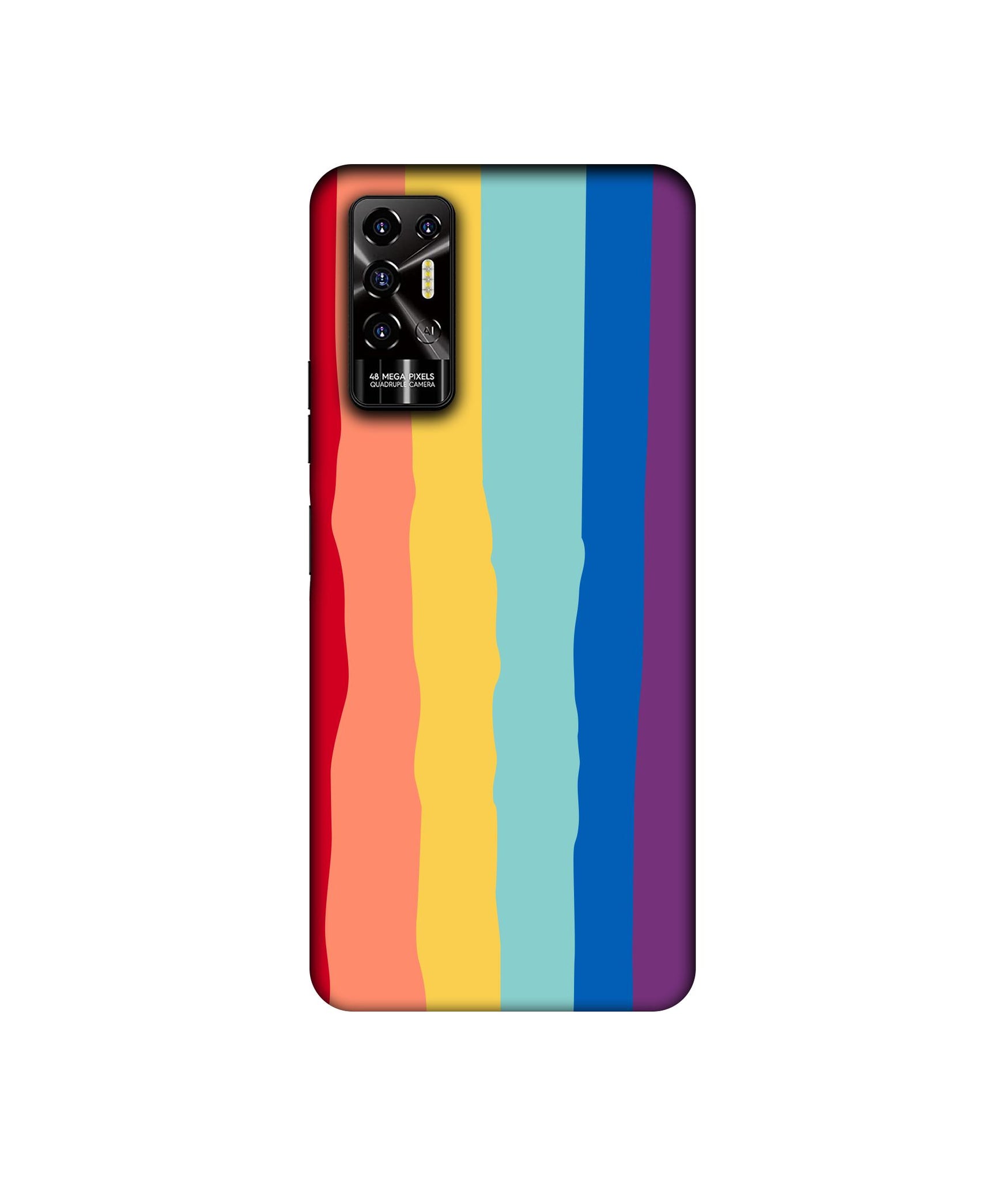 Rainbow1 Designer Hard Back Cover for Tecno POVA 2