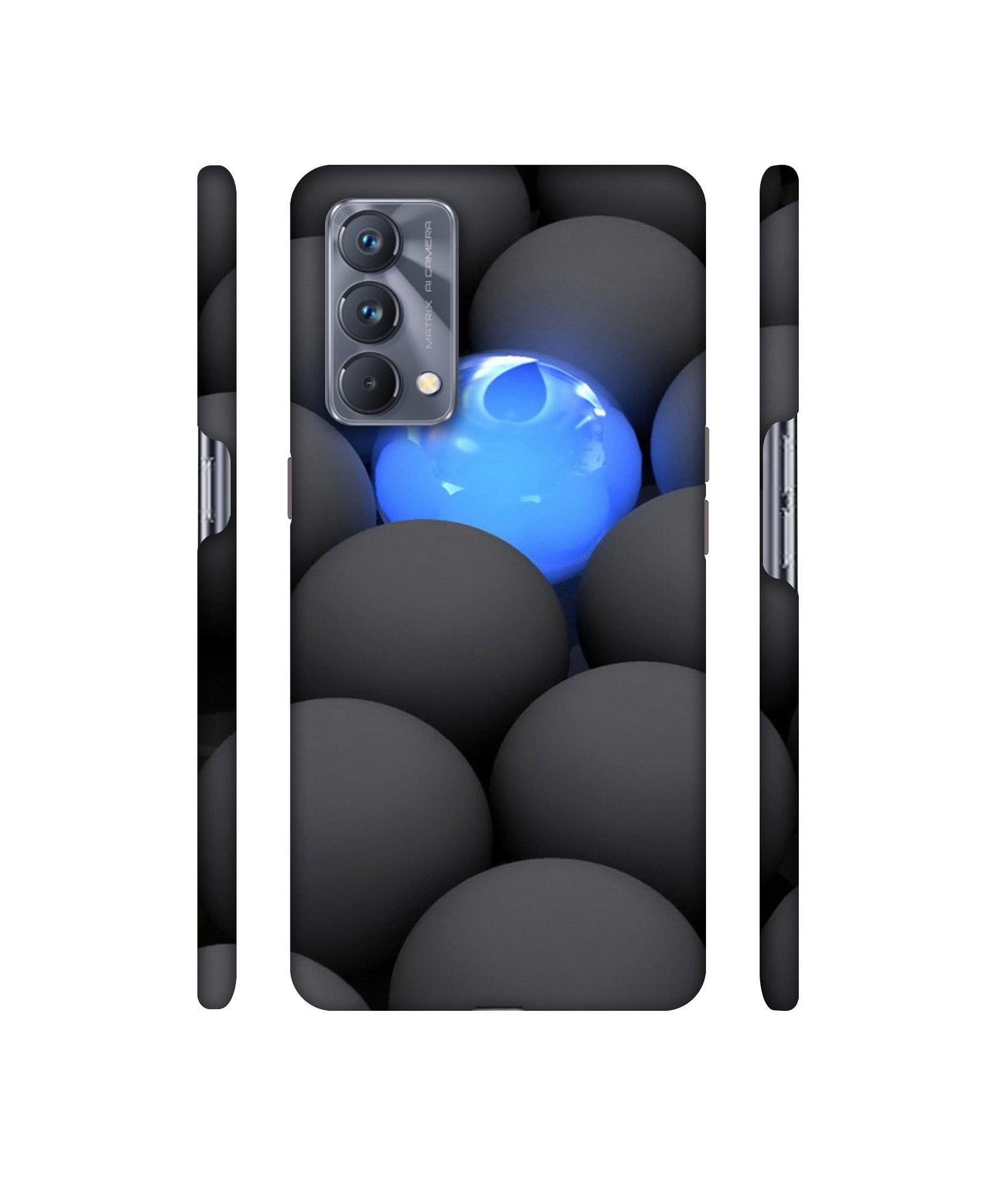 Balls Dark Neon Sight Surface Designer Hard Back Cover for Realme GT Master Edition