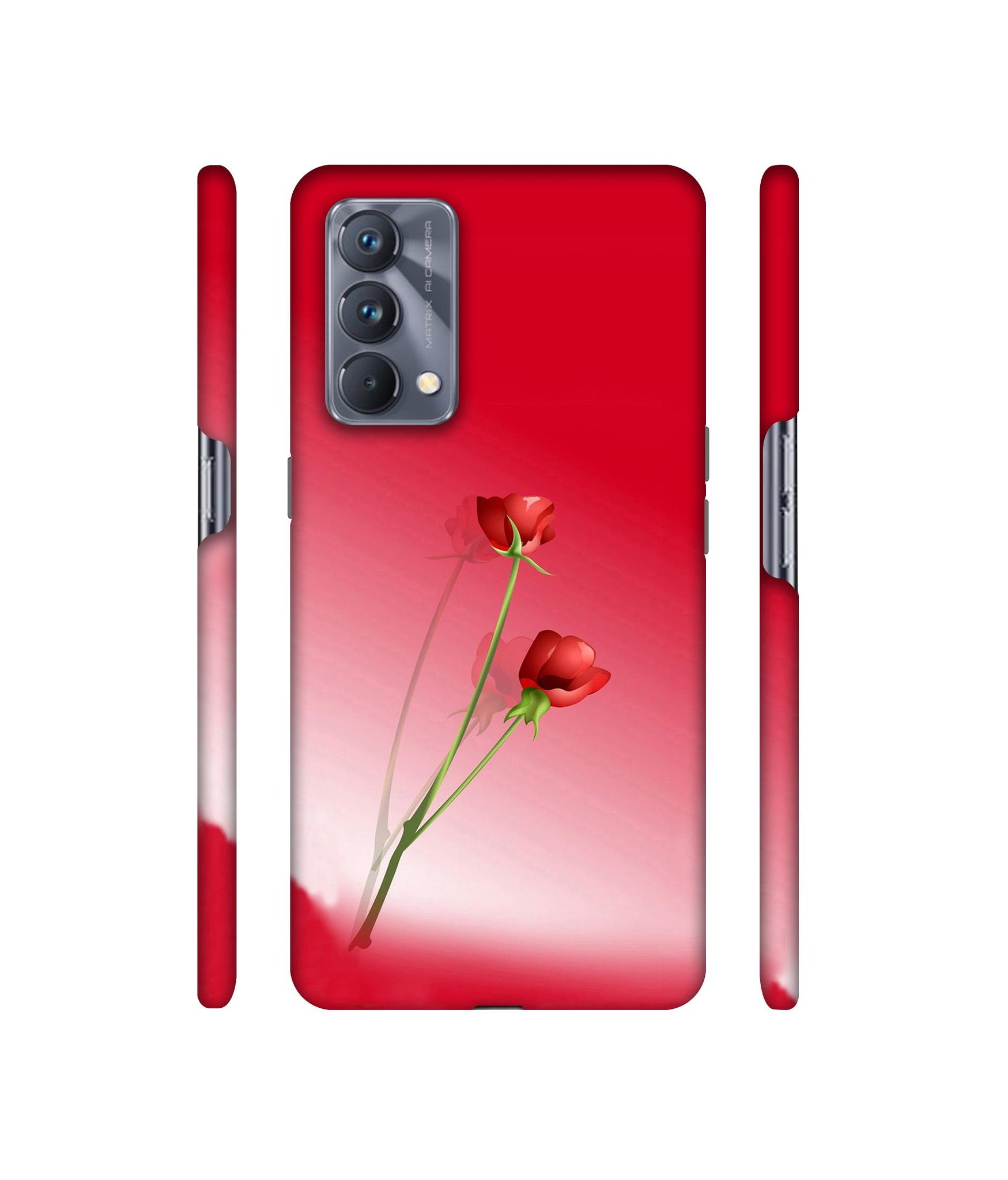 Red Roses Designer Hard Back Cover for Realme GT Master Edition