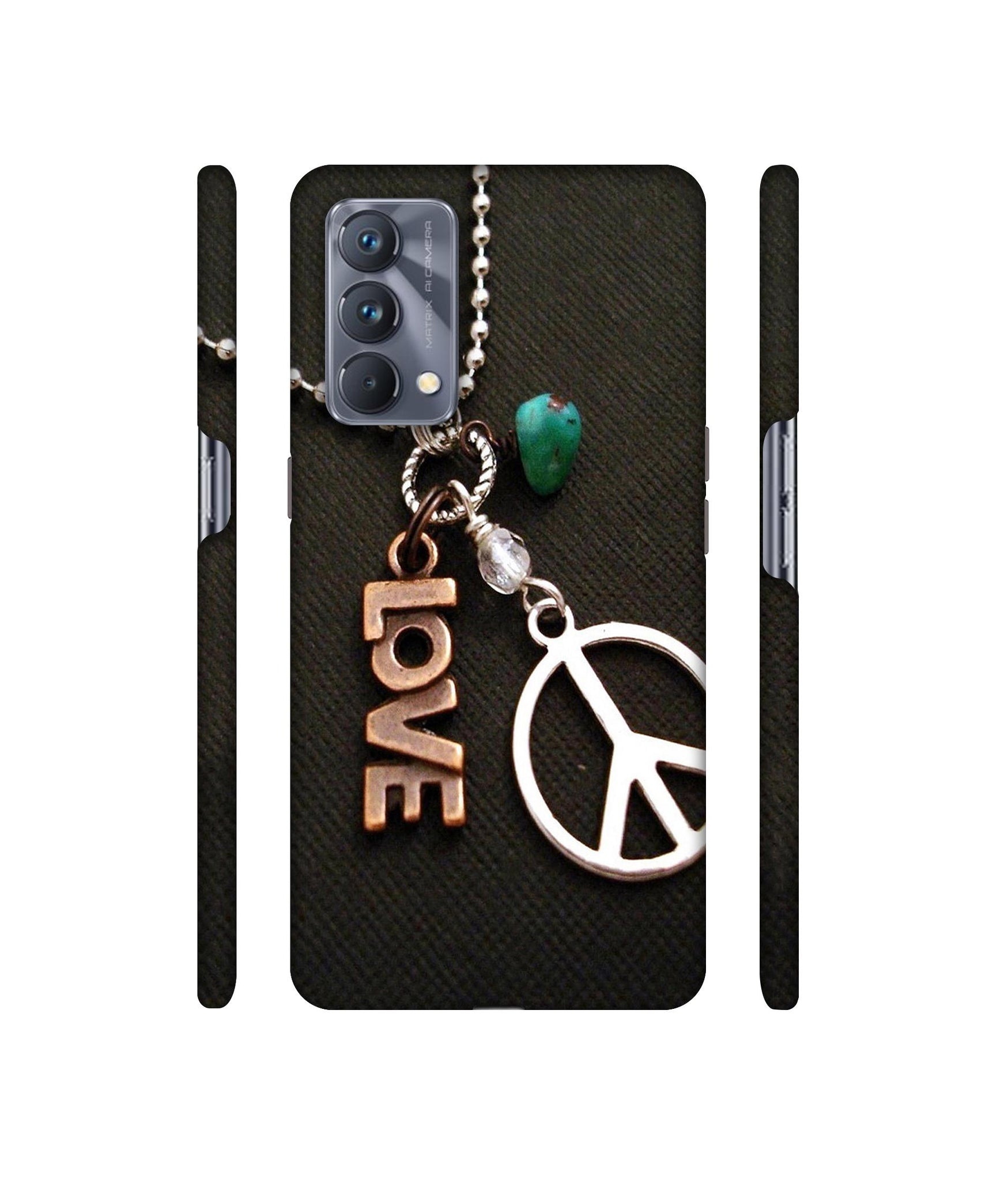 Love and Peace Designer Hard Back Cover for Realme GT Master Edition