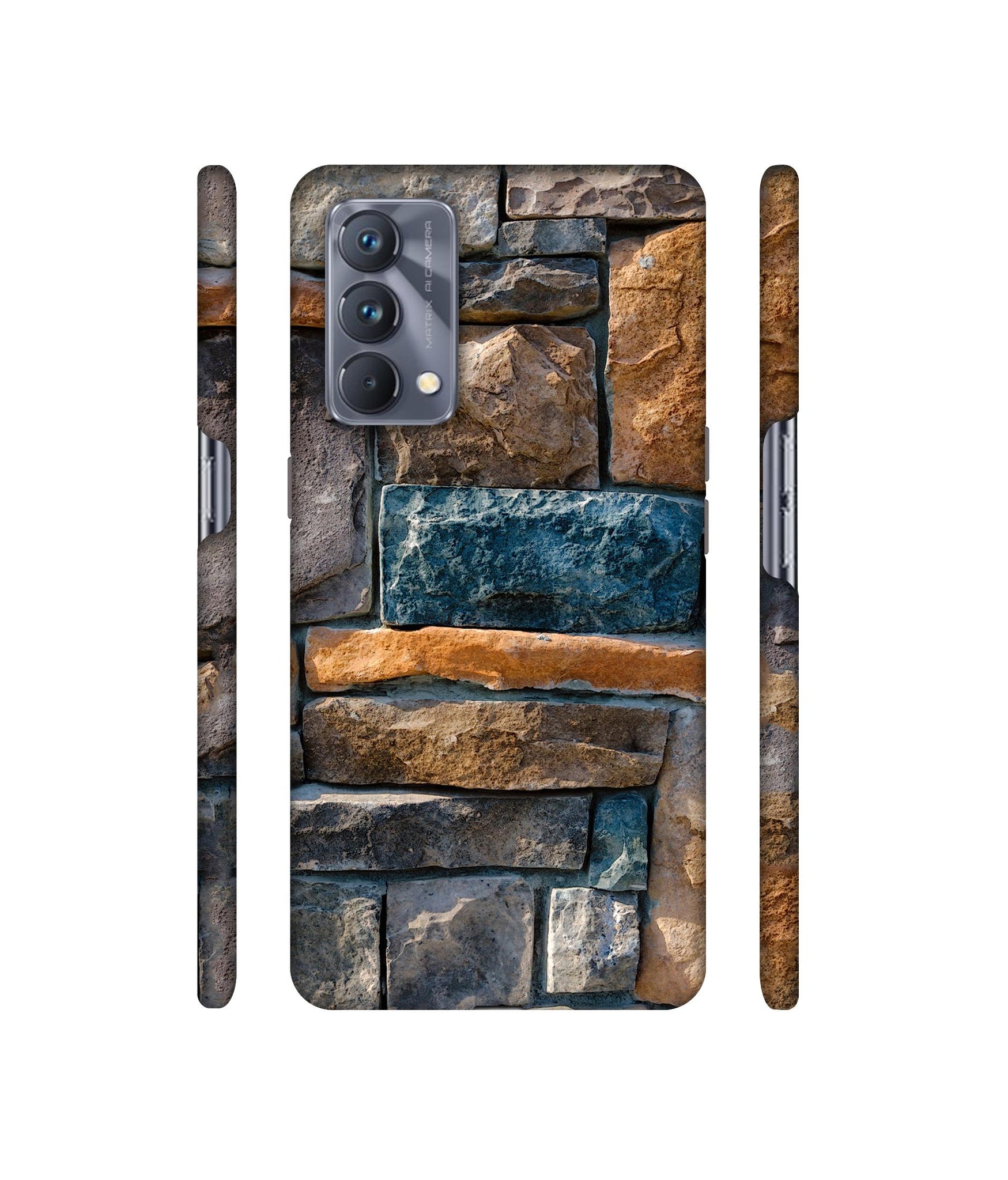 Decorative Stone Cladding Designer Hard Back Cover for Realme GT Master Edition
