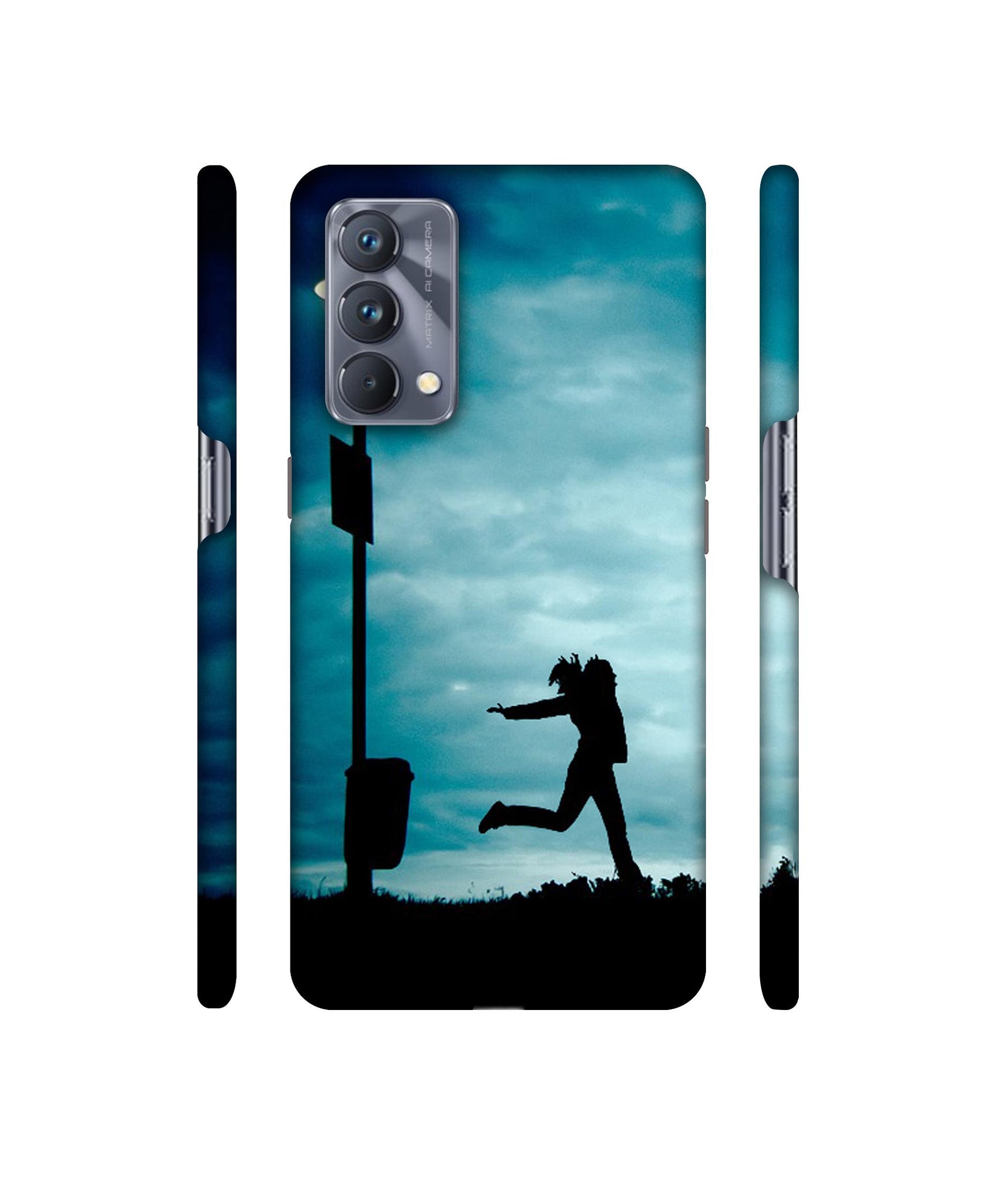 Girl Running At Night Designer Hard Back Cover for Realme GT Master Edition