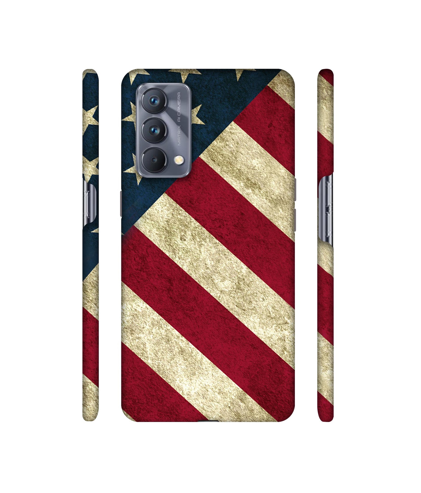 USA Flag Designer Hard Back Cover for Realme GT Master Edition