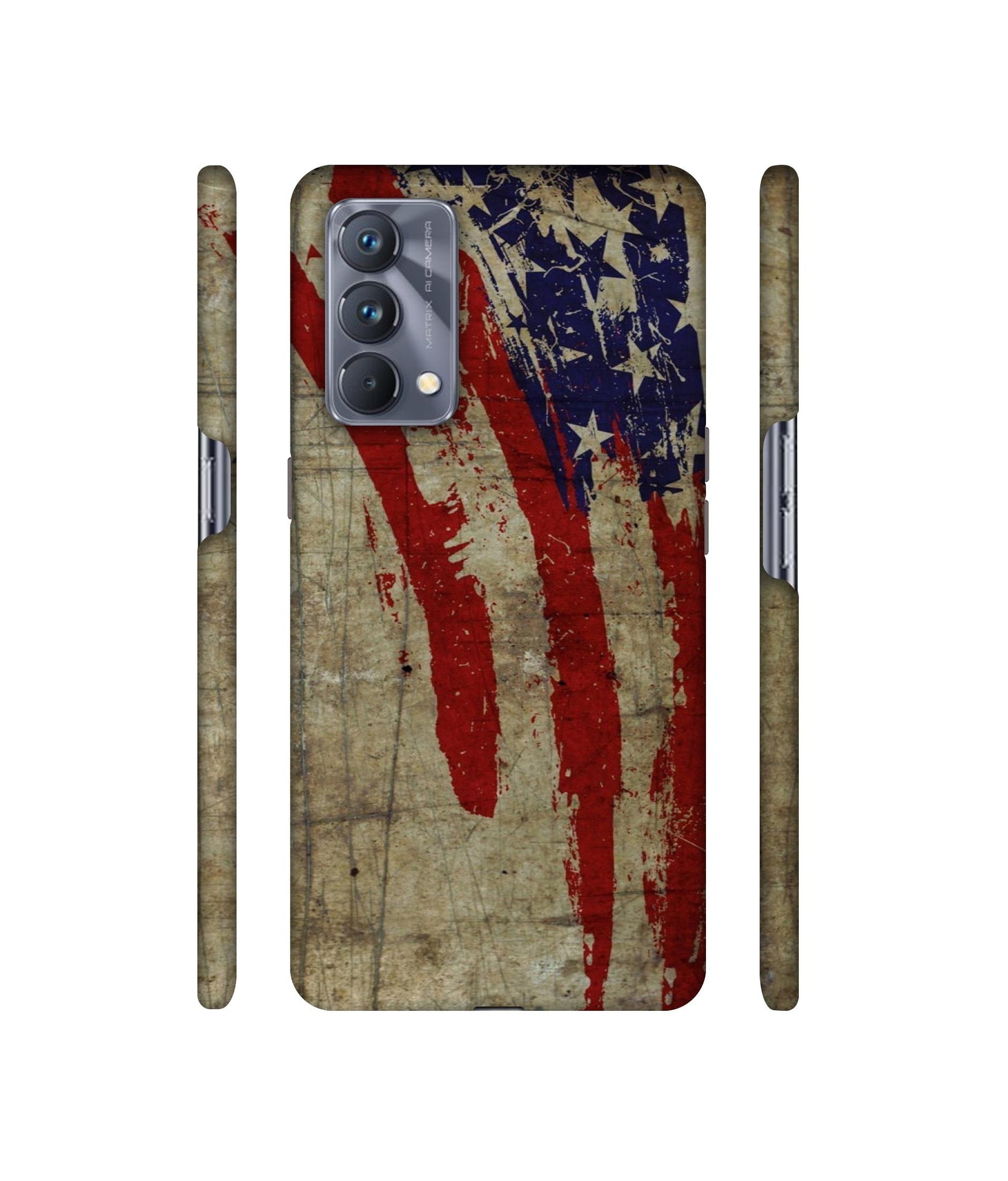 Vintage American Flag Designer Hard Back Cover for Realme GT Master Edition