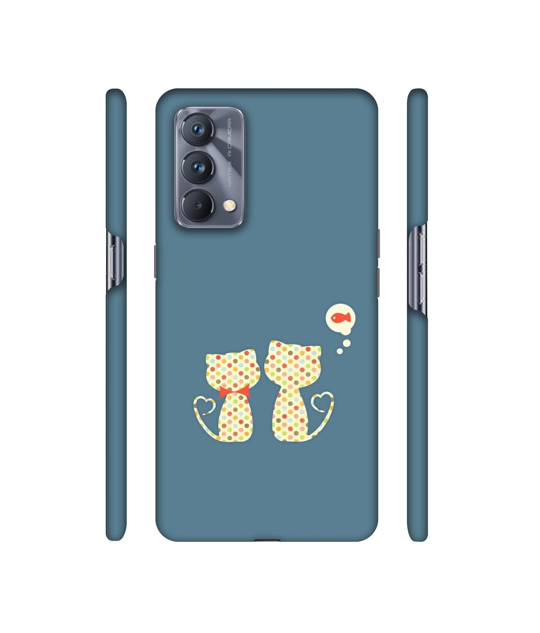 Fish On Mind Print Designer Hard Back Cover for Realme GT Master Edition