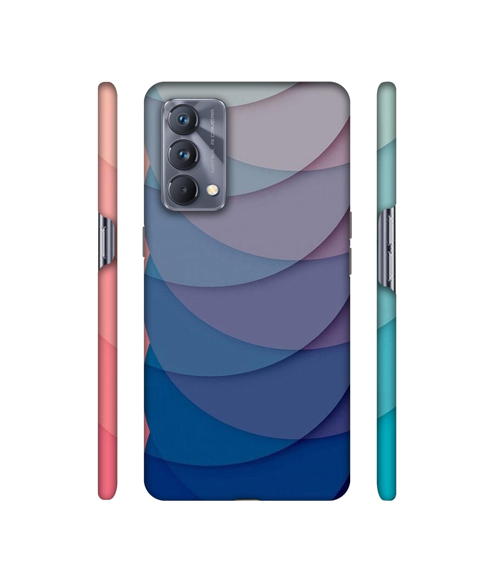 Waves Pattern Print Designer Hard Back Cover for Realme GT Master Edition